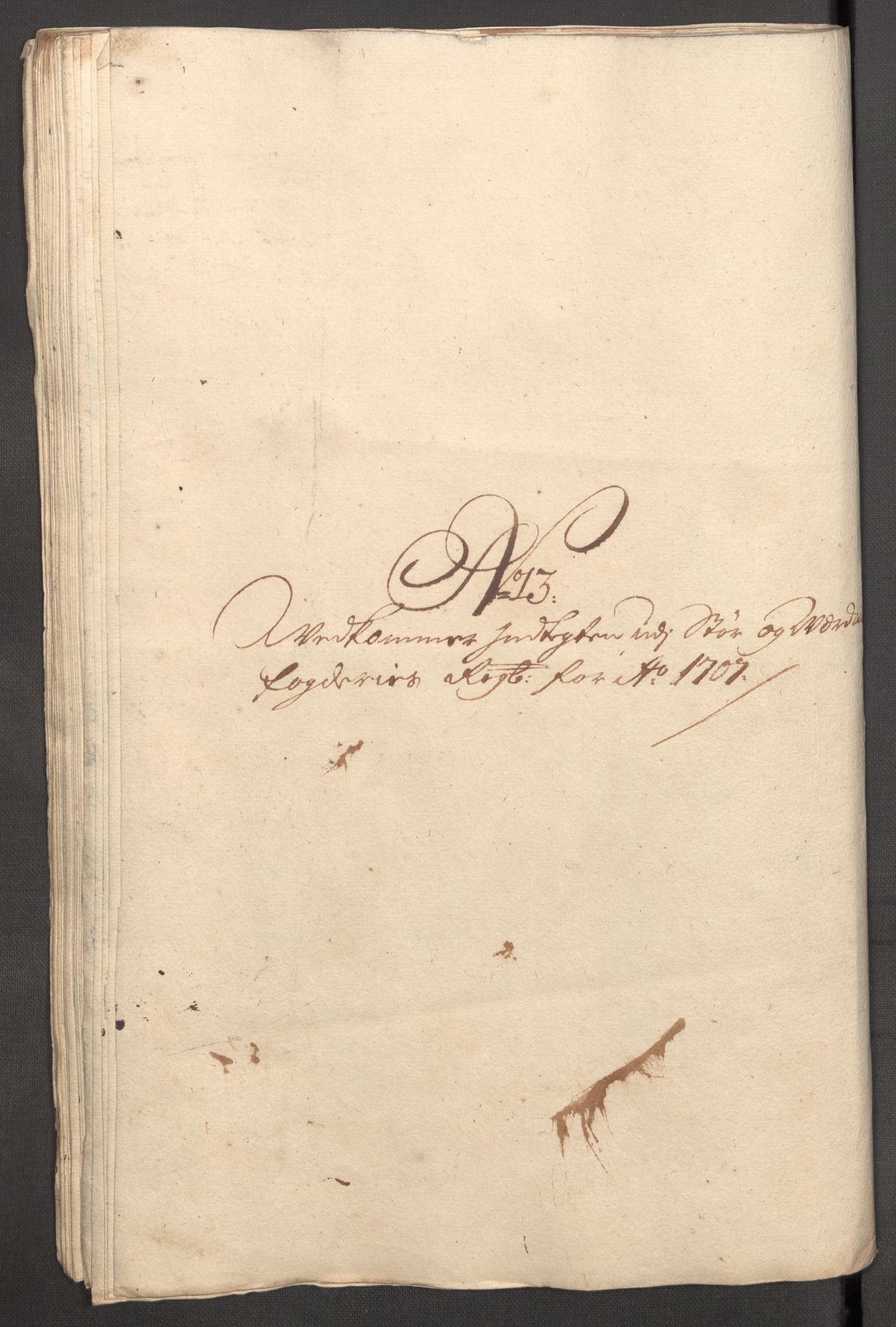 Rentekammeret inntil 1814, Reviderte regnskaper, Fogderegnskap, AV/RA-EA-4092/R62/L4197: Fogderegnskap Stjørdal og Verdal, 1707, p. 184