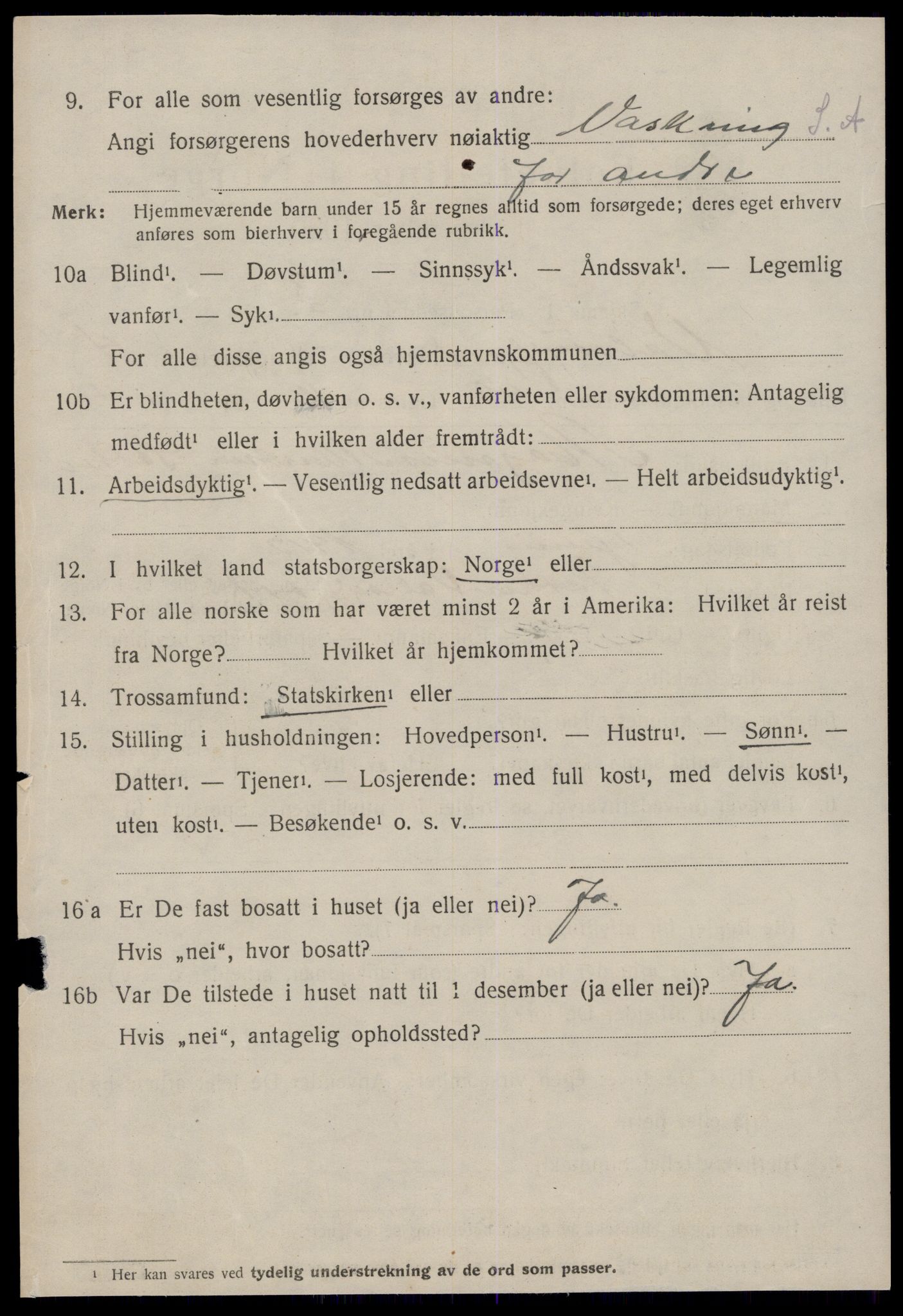 SAT, 1920 census for Valsøyfjord, 1920, p. 2378