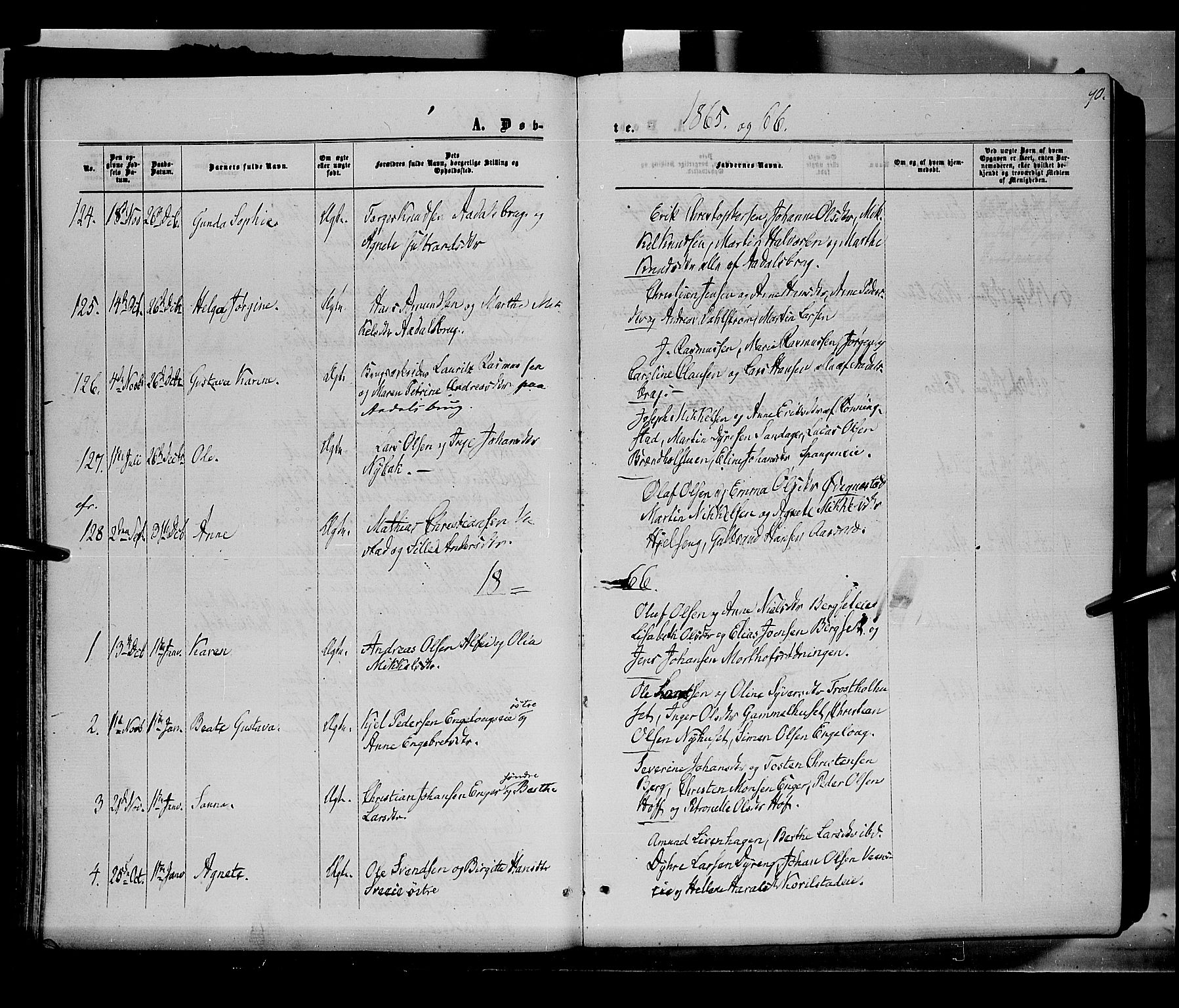 Løten prestekontor, AV/SAH-PREST-022/K/Ka/L0008: Parish register (official) no. 8, 1860-1877, p. 90