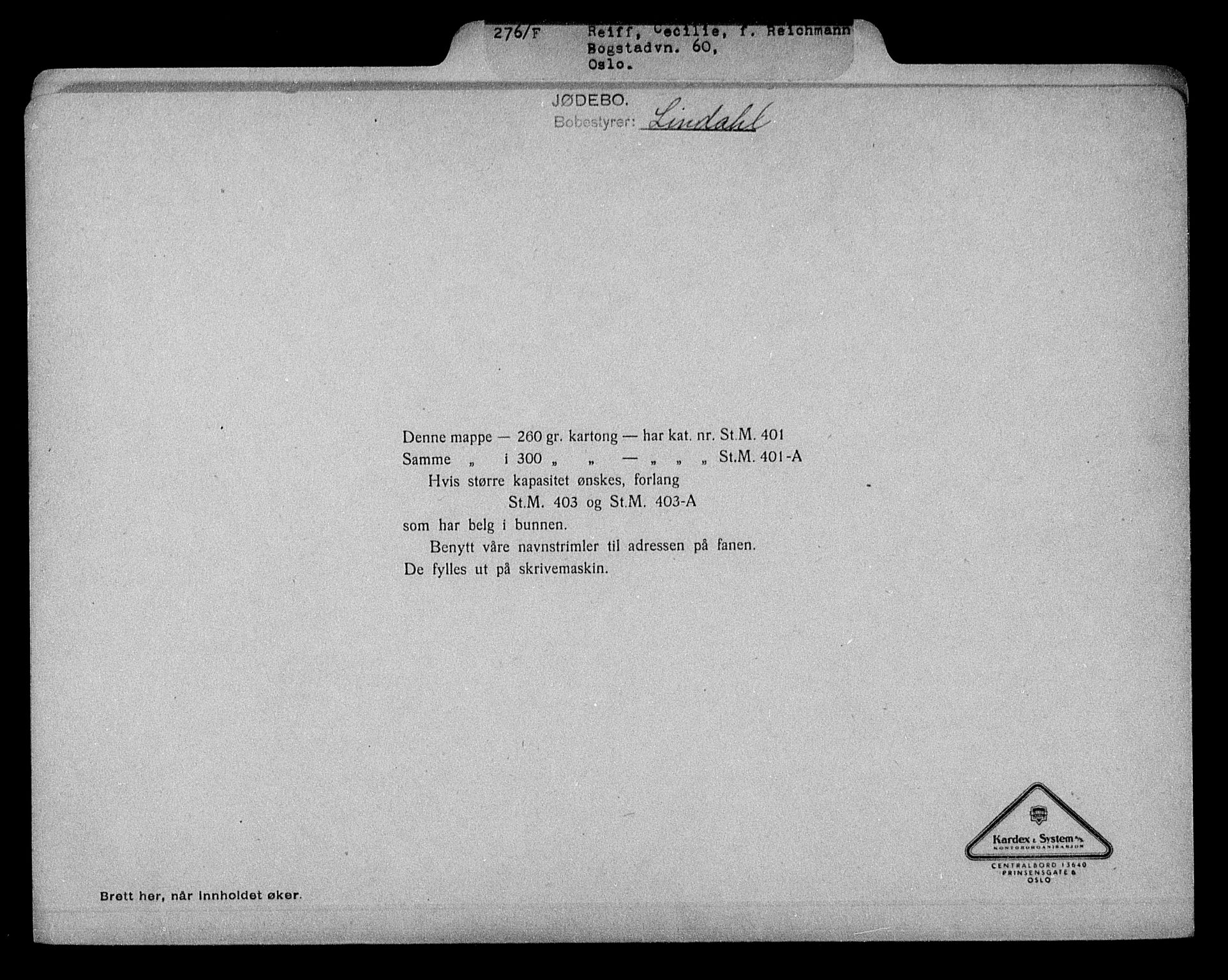 Justisdepartementet, Tilbakeføringskontoret for inndratte formuer, RA/S-1564/H/Hc/Hcc/L0972: --, 1945-1947, p. 521