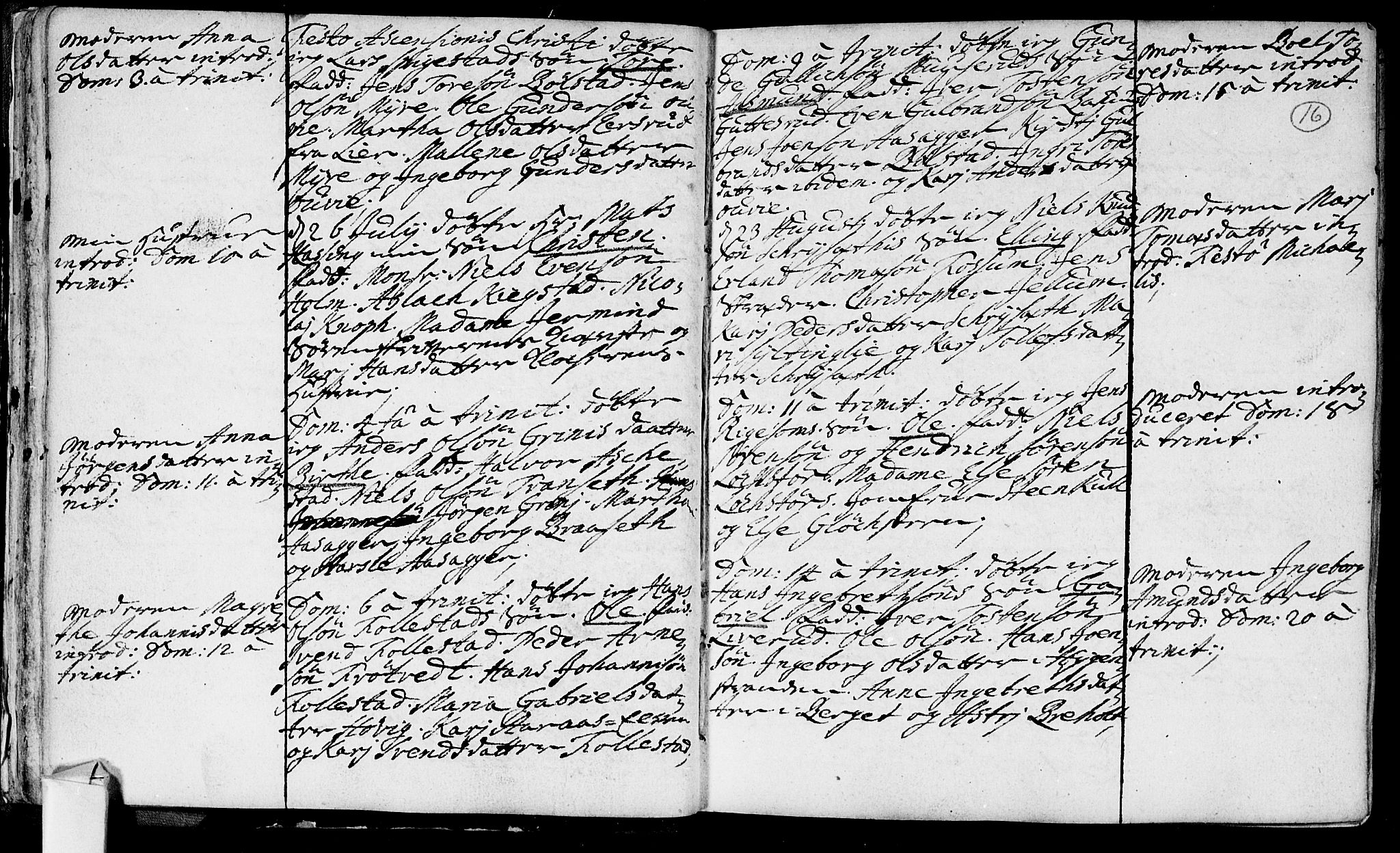 Røyken kirkebøker, AV/SAKO-A-241/F/Fa/L0002: Parish register (official) no. 2, 1731-1782, p. 16