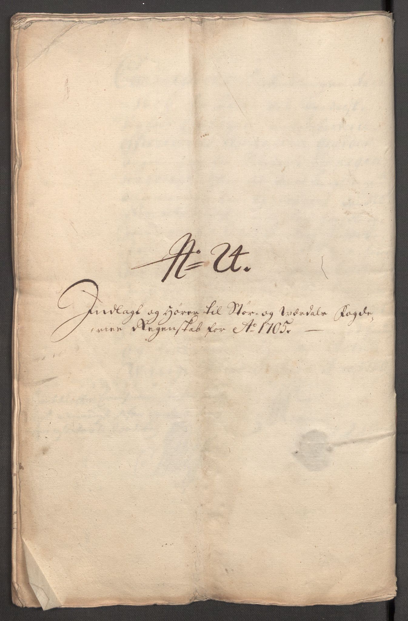 Rentekammeret inntil 1814, Reviderte regnskaper, Fogderegnskap, RA/EA-4092/R62/L4196: Fogderegnskap Stjørdal og Verdal, 1705-1706, p. 285