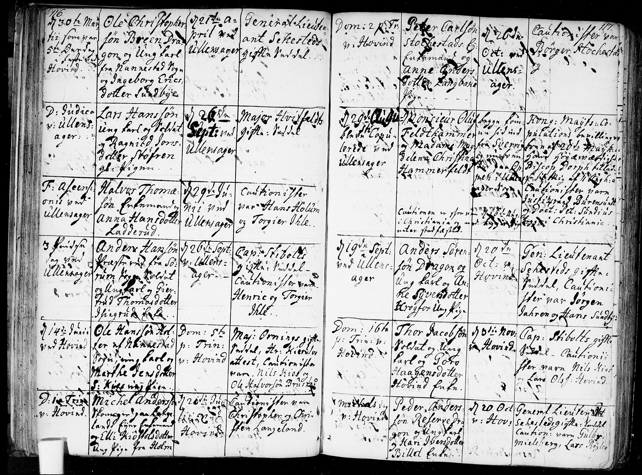 Ullensaker prestekontor Kirkebøker, AV/SAO-A-10236a/F/Fa/L0010: Parish register (official) no. I 10, 1733-1776, p. 116-117