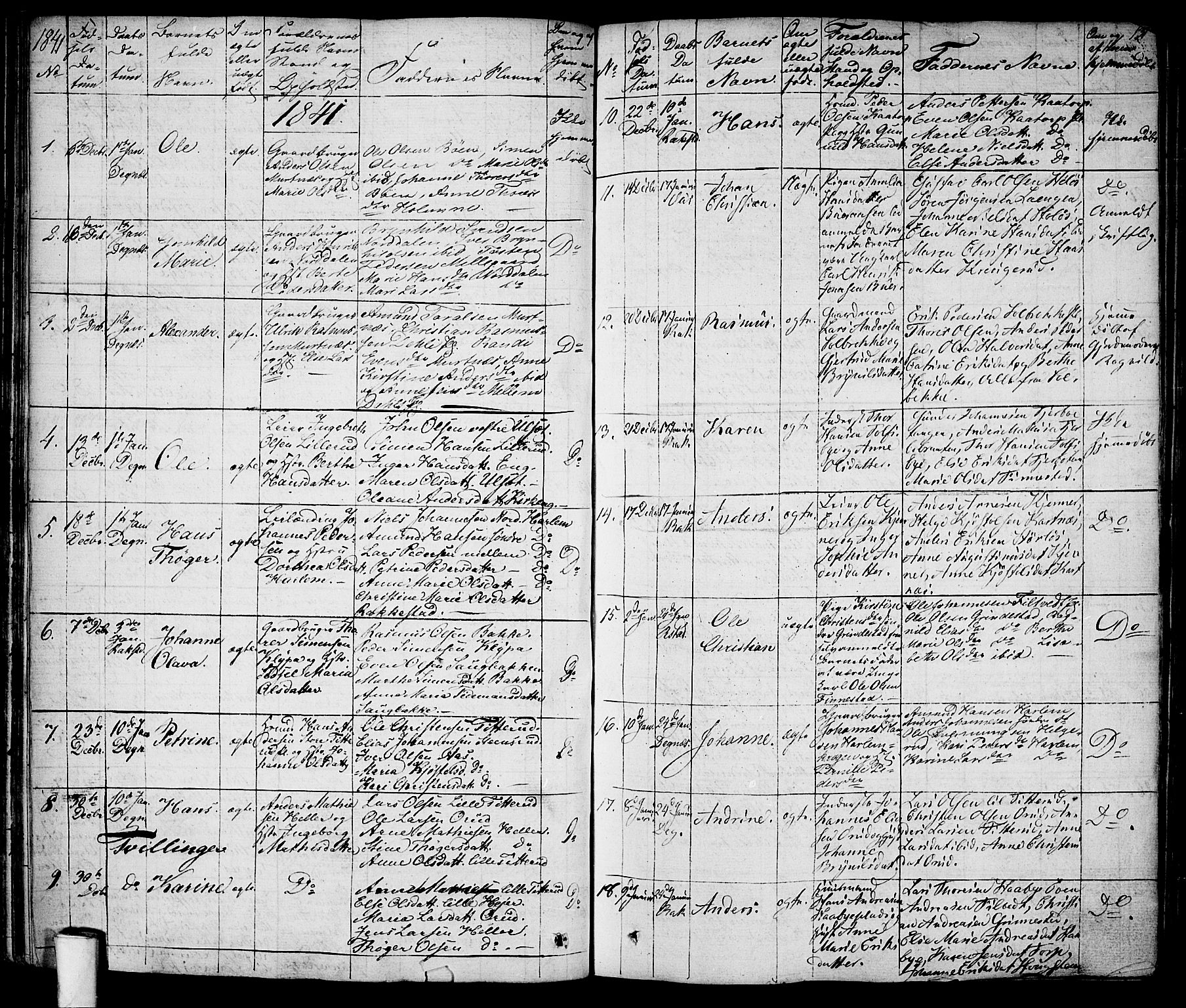 Rakkestad prestekontor Kirkebøker, SAO/A-2008/F/Fa/L0007: Parish register (official) no. I 7, 1825-1841, p. 131