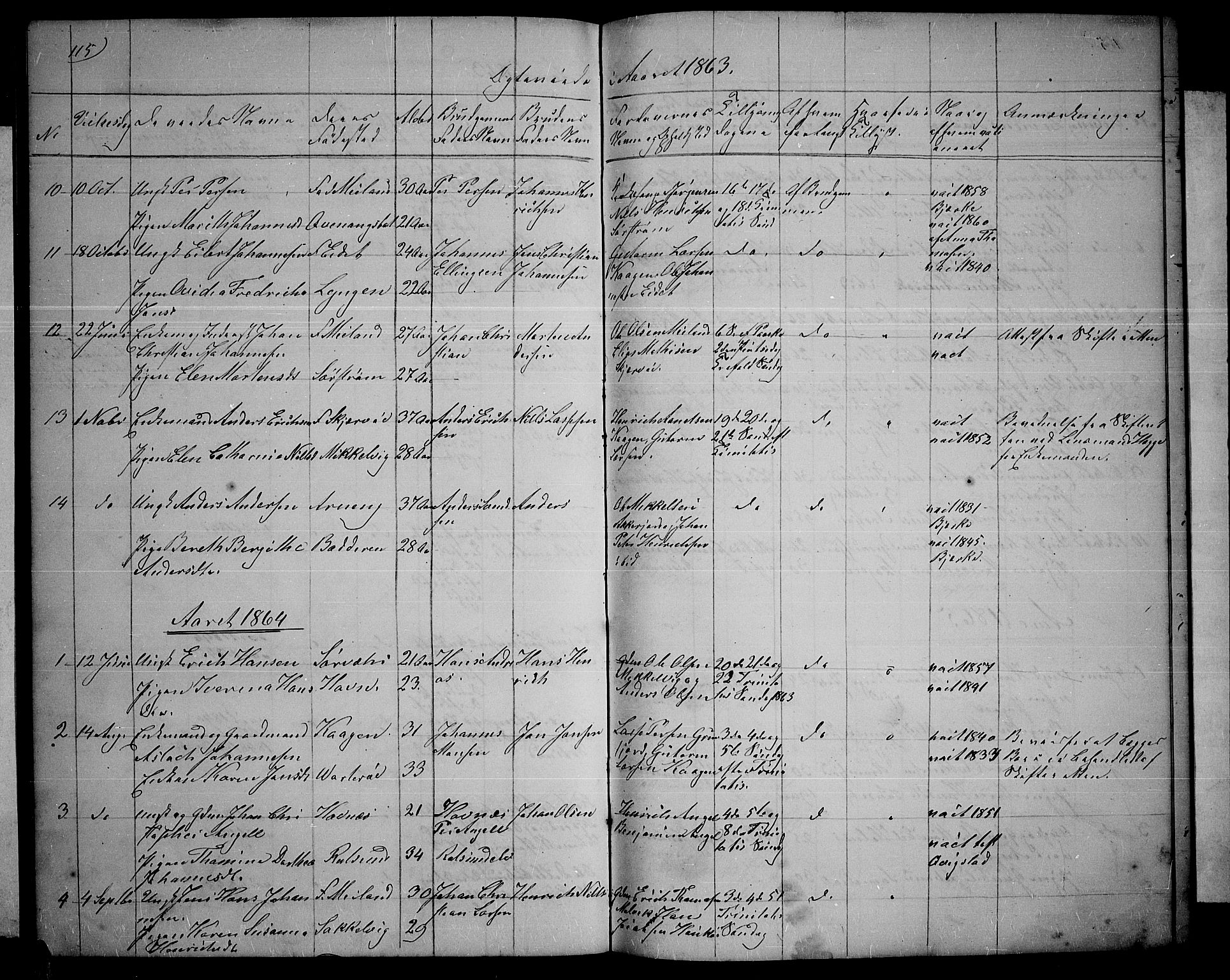 Skjervøy sokneprestkontor, SATØ/S-1300/H/Ha/Hab/L0004klokker: Parish register (copy) no. 4, 1862-1870, p. 115
