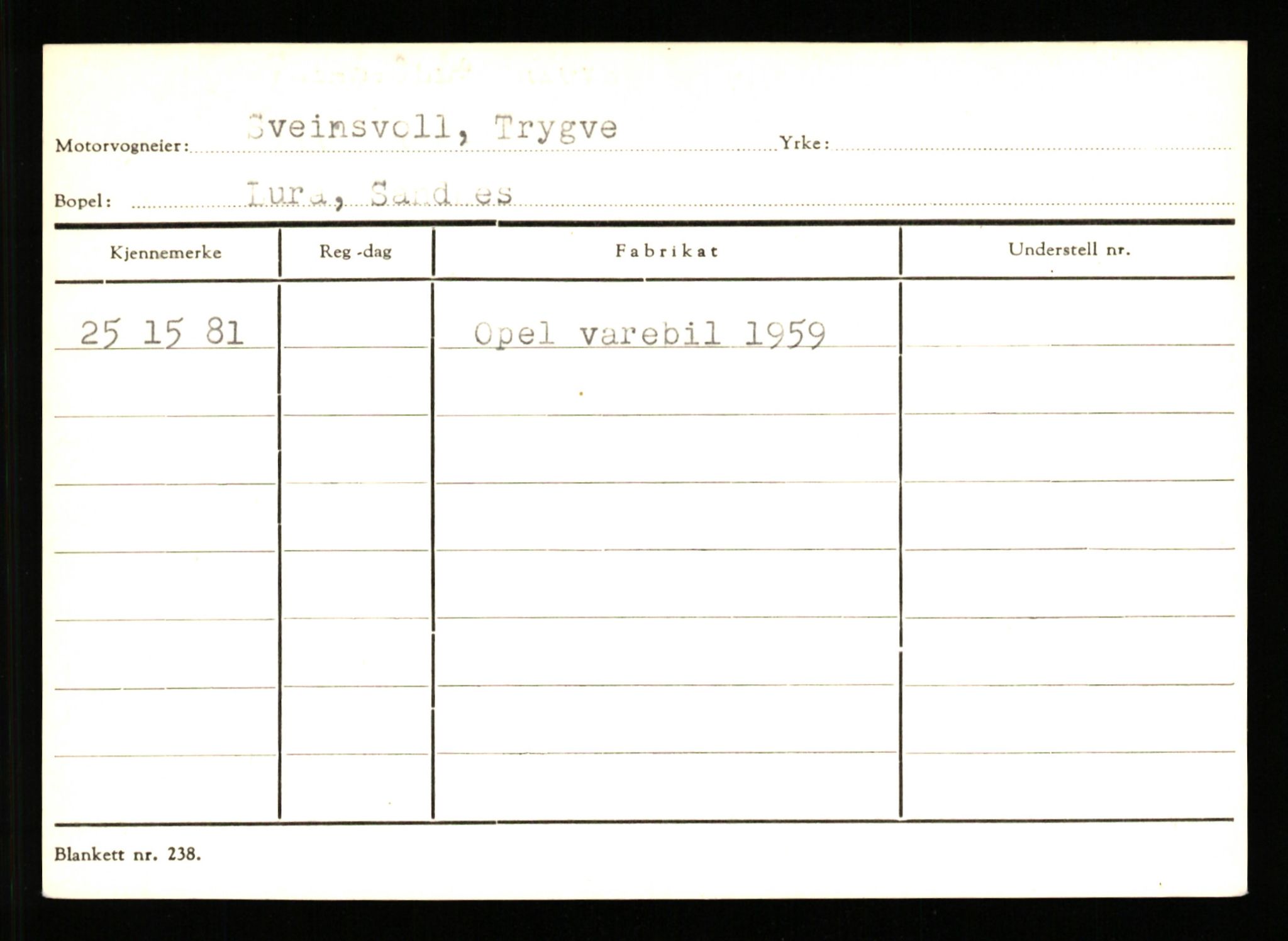 Stavanger trafikkstasjon, AV/SAST-A-101942/0/G/L0011: Registreringsnummer: 240000 - 363477, 1930-1971, p. 441