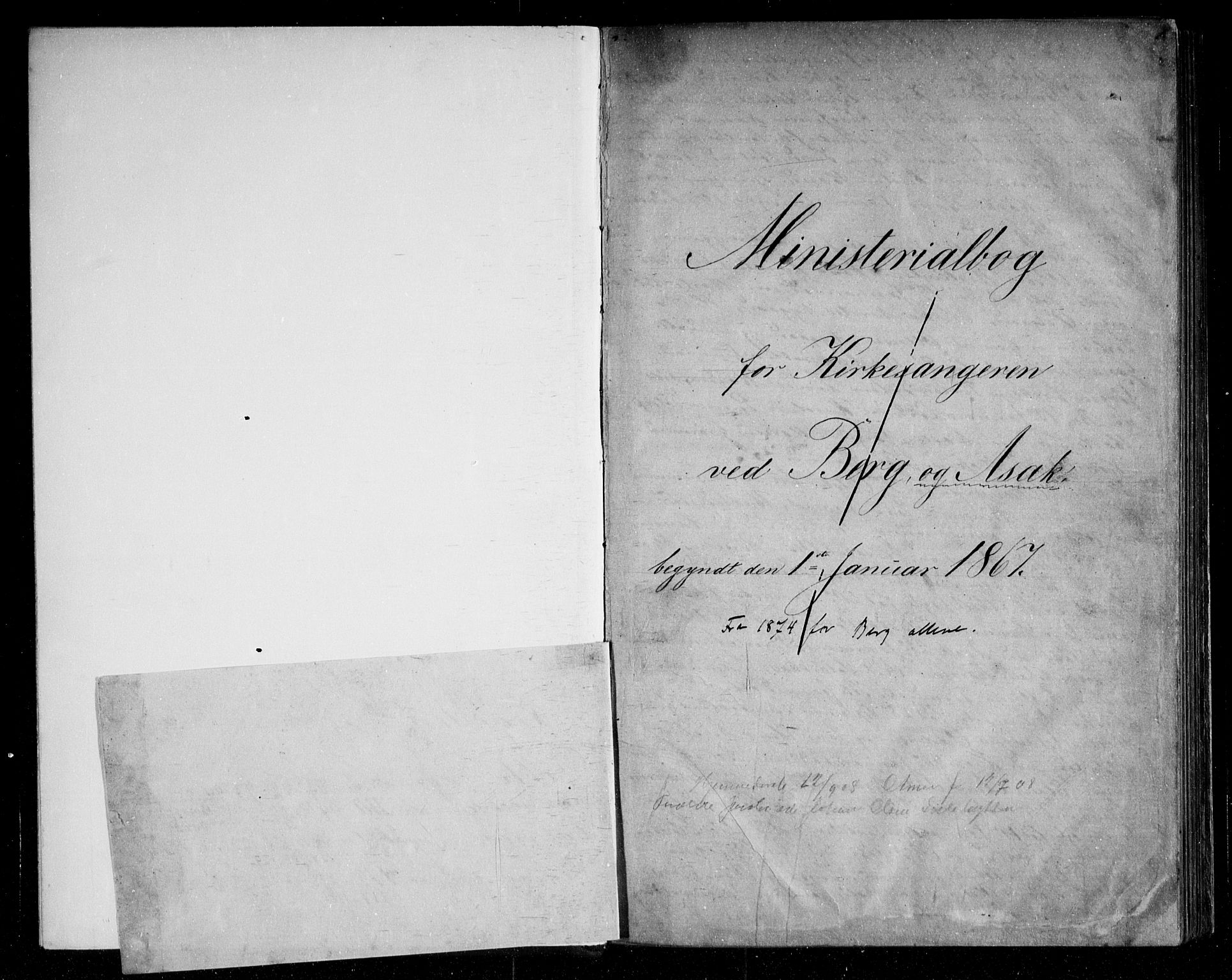 Berg prestekontor Kirkebøker, AV/SAO-A-10902/G/Ga/L0004: Parish register (copy) no. I 4, 1867-1922, p. 1