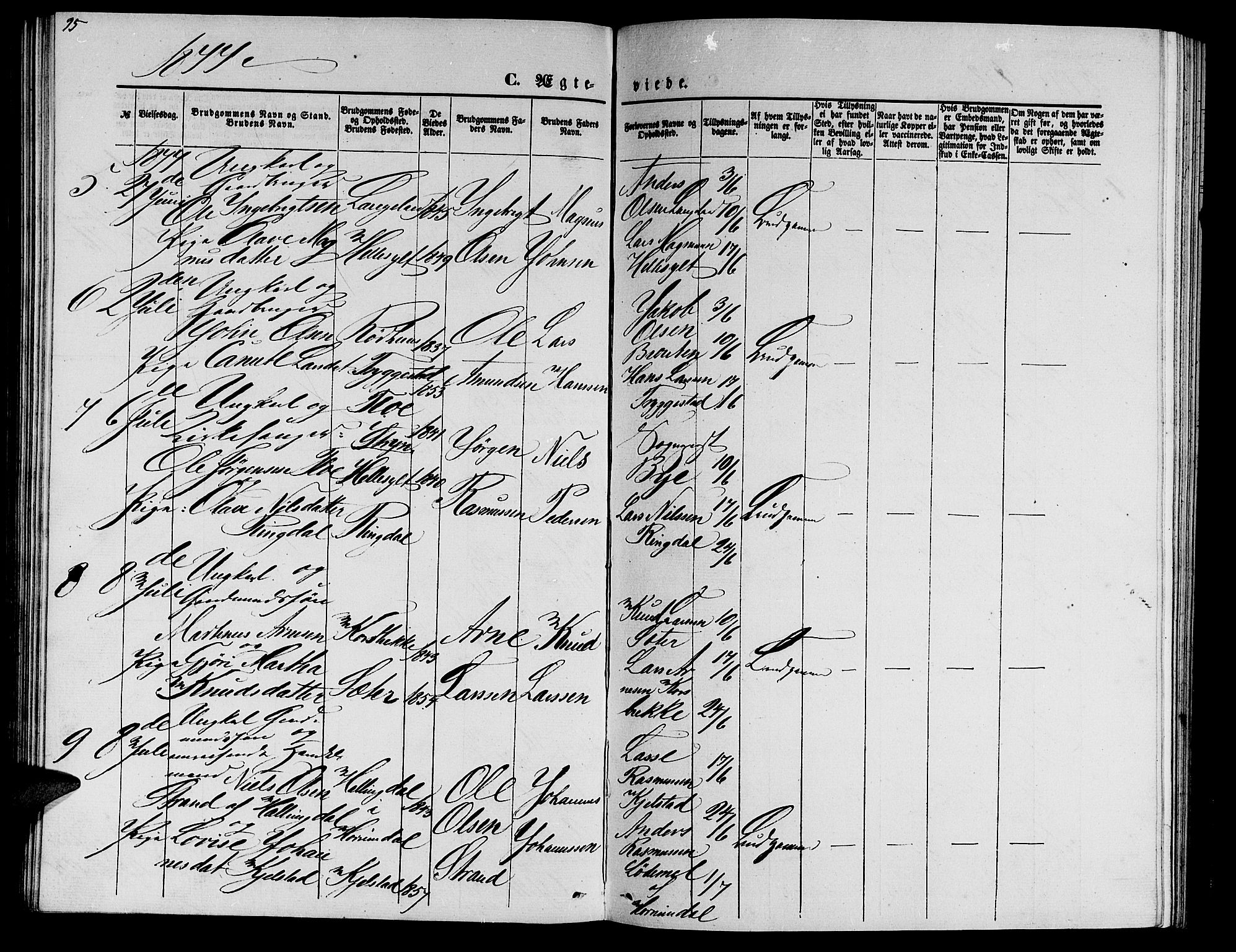 Ministerialprotokoller, klokkerbøker og fødselsregistre - Møre og Romsdal, SAT/A-1454/517/L0229: Parish register (copy) no. 517C02, 1864-1879, p. 95