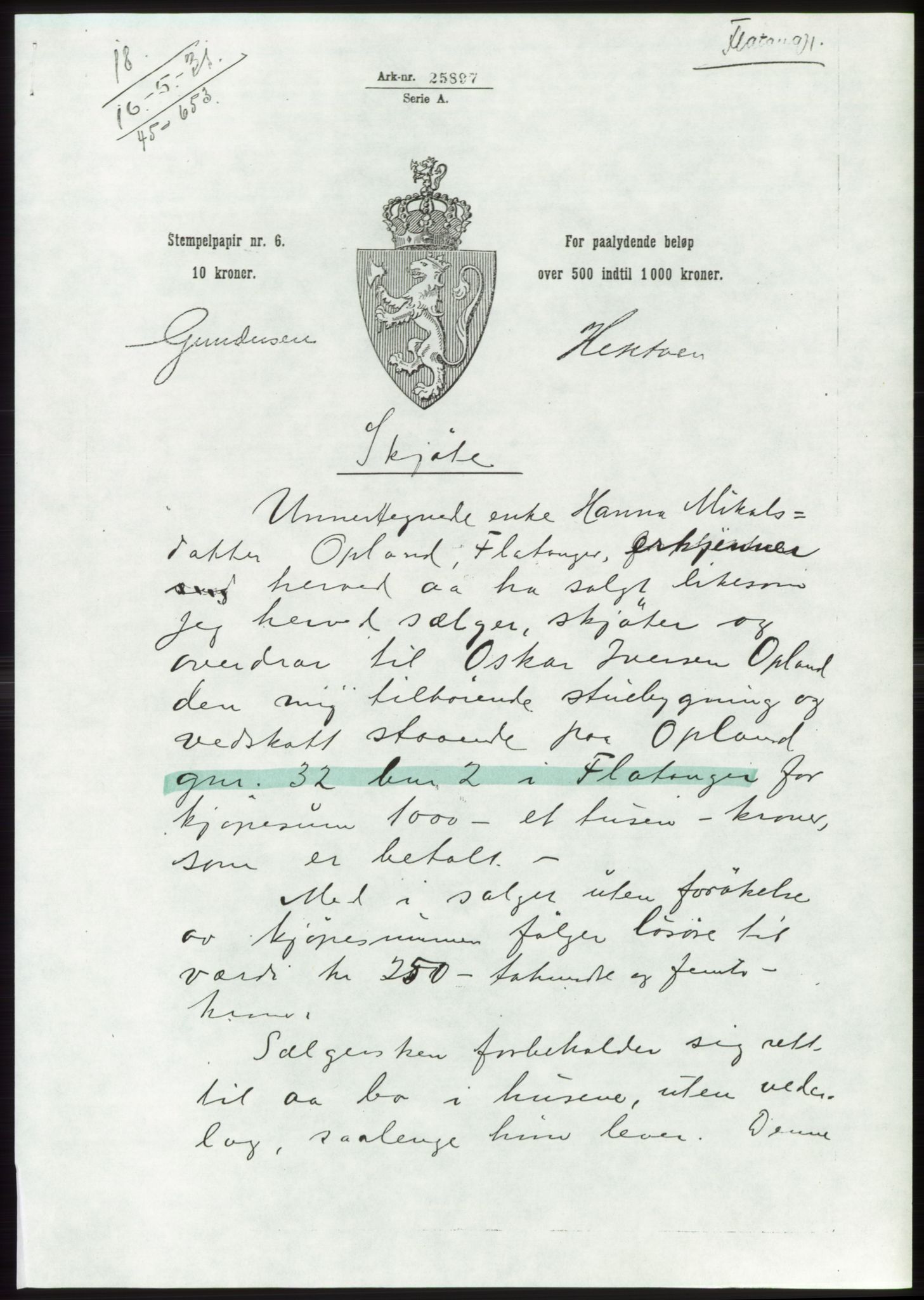 Namdal sorenskriveri, AV/SAT-A-4133/1/2/2C: Mortgage book no. -, 1931-1934, Deed date: 16.05.1931