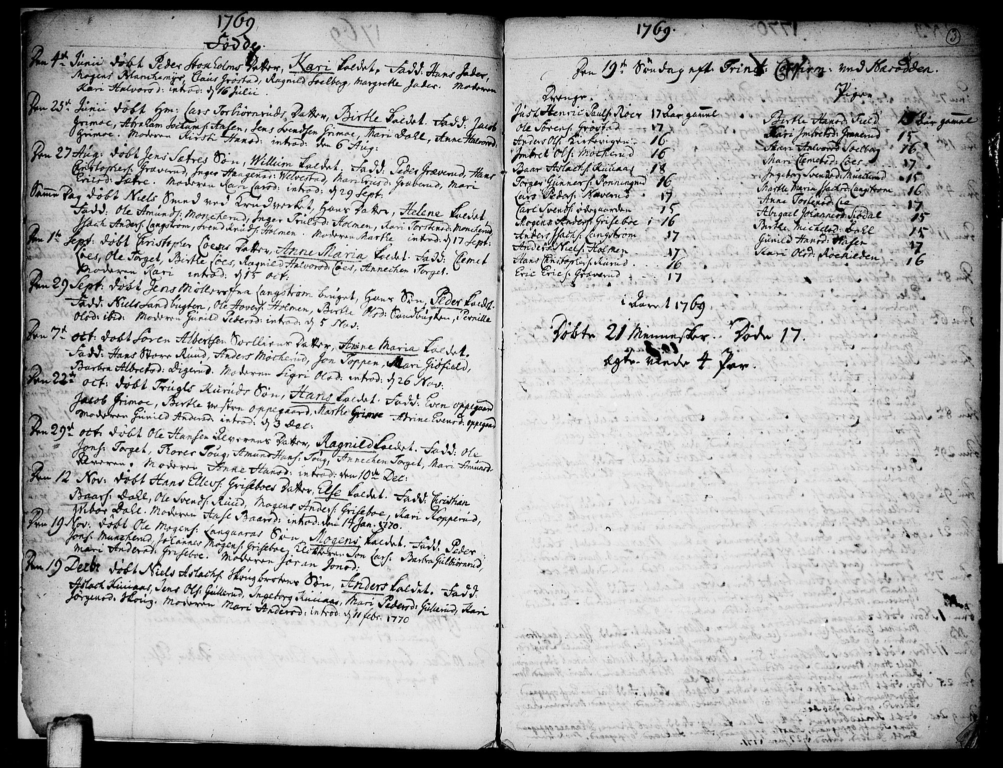 Nesodden prestekontor Kirkebøker, AV/SAO-A-10013/F/Fa/L0003: Parish register (official) no. I 3, 1769-1780, p. 3