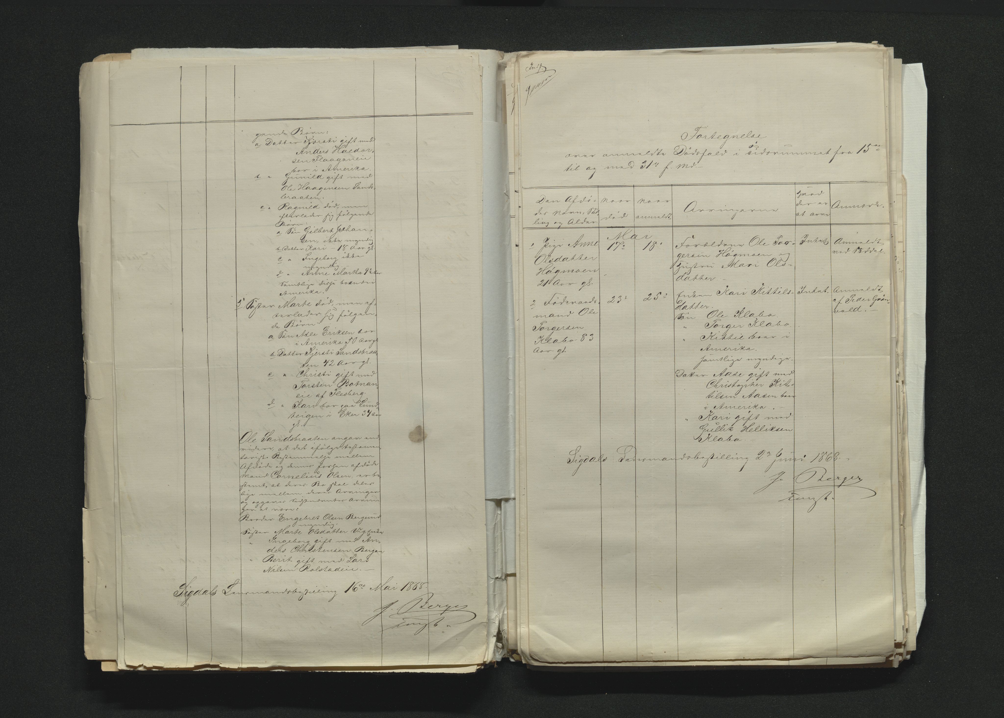 Eiker, Modum og Sigdal sorenskriveri, AV/SAKO-A-123/H/Ha/Hab/L0012: Dødsfallsmeldinger, 1866-1869, p. 441