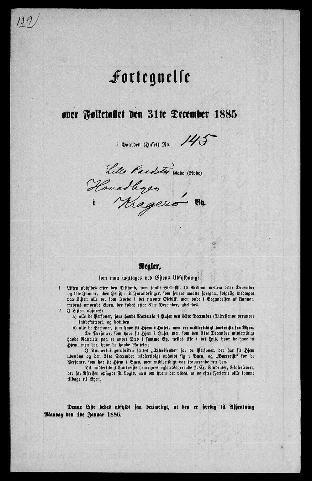SAKO, 1885 census for 0801 Kragerø, 1885, p. 1312