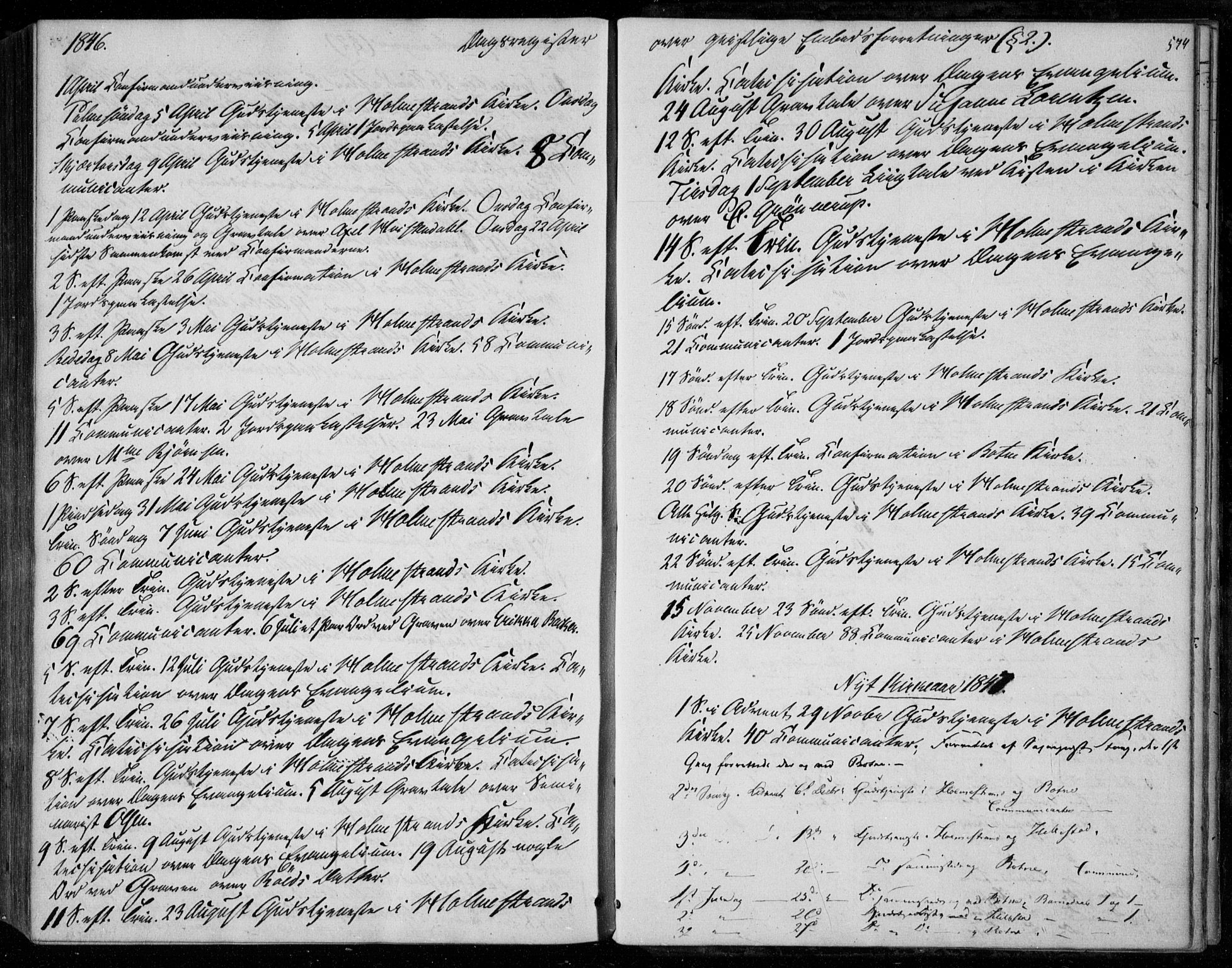 Holmestrand kirkebøker, AV/SAKO-A-346/F/Fa/L0002: Parish register (official) no. 2, 1840-1866, p. 580