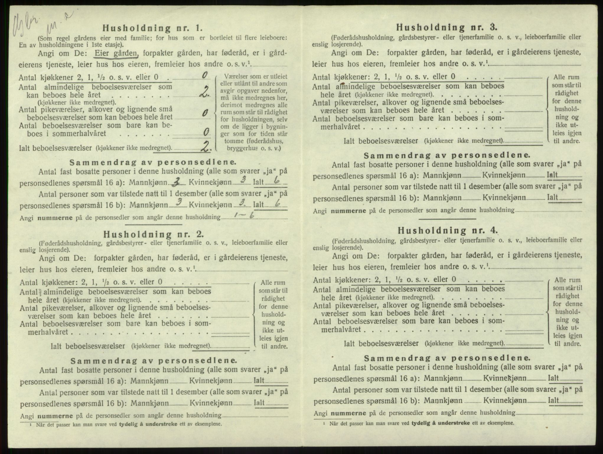 SAB, 1920 census for Førde, 1920, p. 578