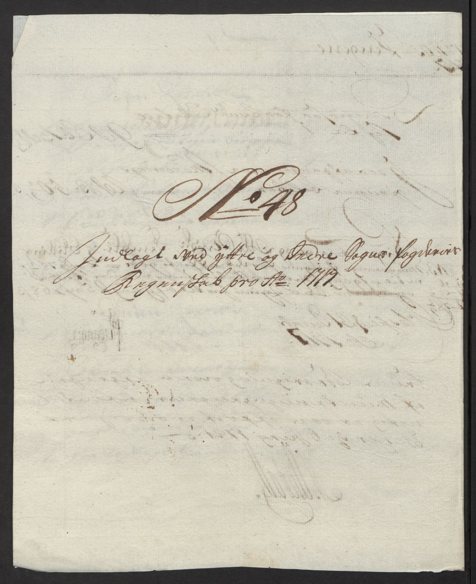 Rentekammeret inntil 1814, Reviderte regnskaper, Fogderegnskap, AV/RA-EA-4092/R52/L3321: Fogderegnskap Sogn, 1717-1718, p. 203