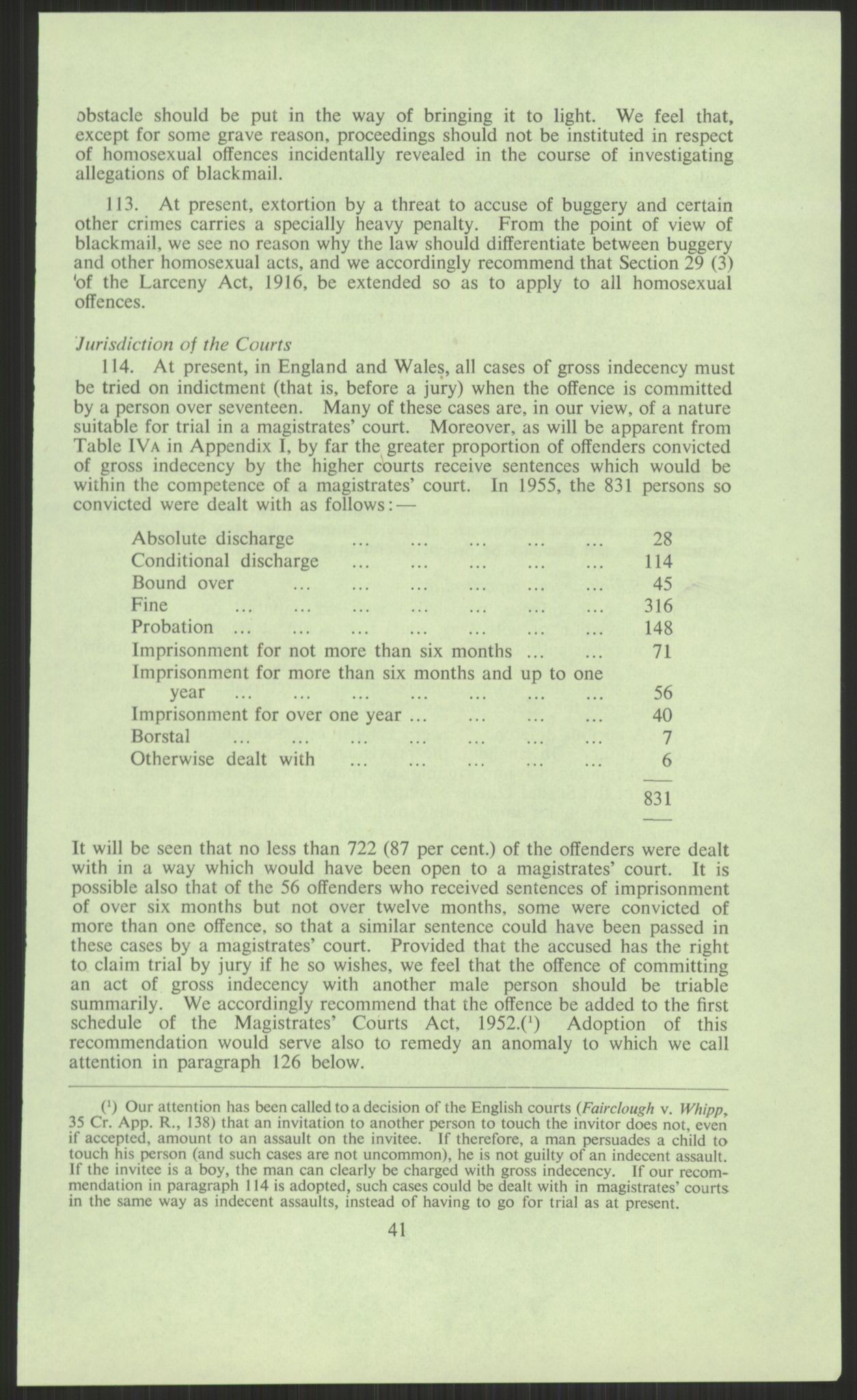 Justisdepartementet, Lovavdelingen, AV/RA-S-3212/D/De/L0029/0001: Straffeloven / Straffelovens revisjon: 5 - Ot. prp. nr.  41 - 1945: Homoseksualiet. 3 mapper, 1956-1970, p. 625