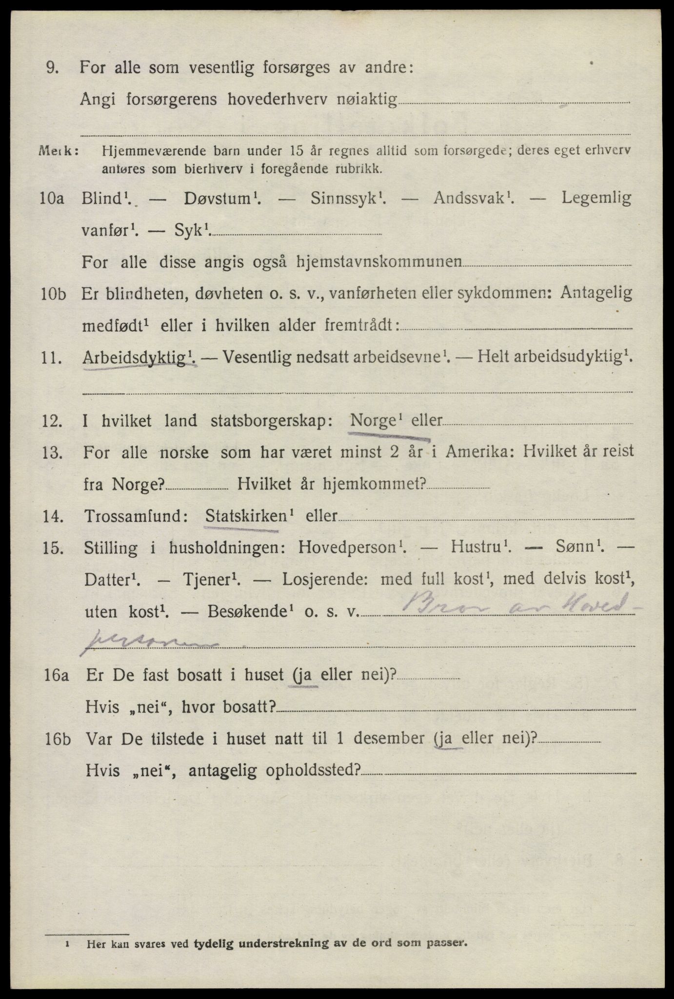 SAO, 1920 census for Eidsvoll, 1920, p. 23610