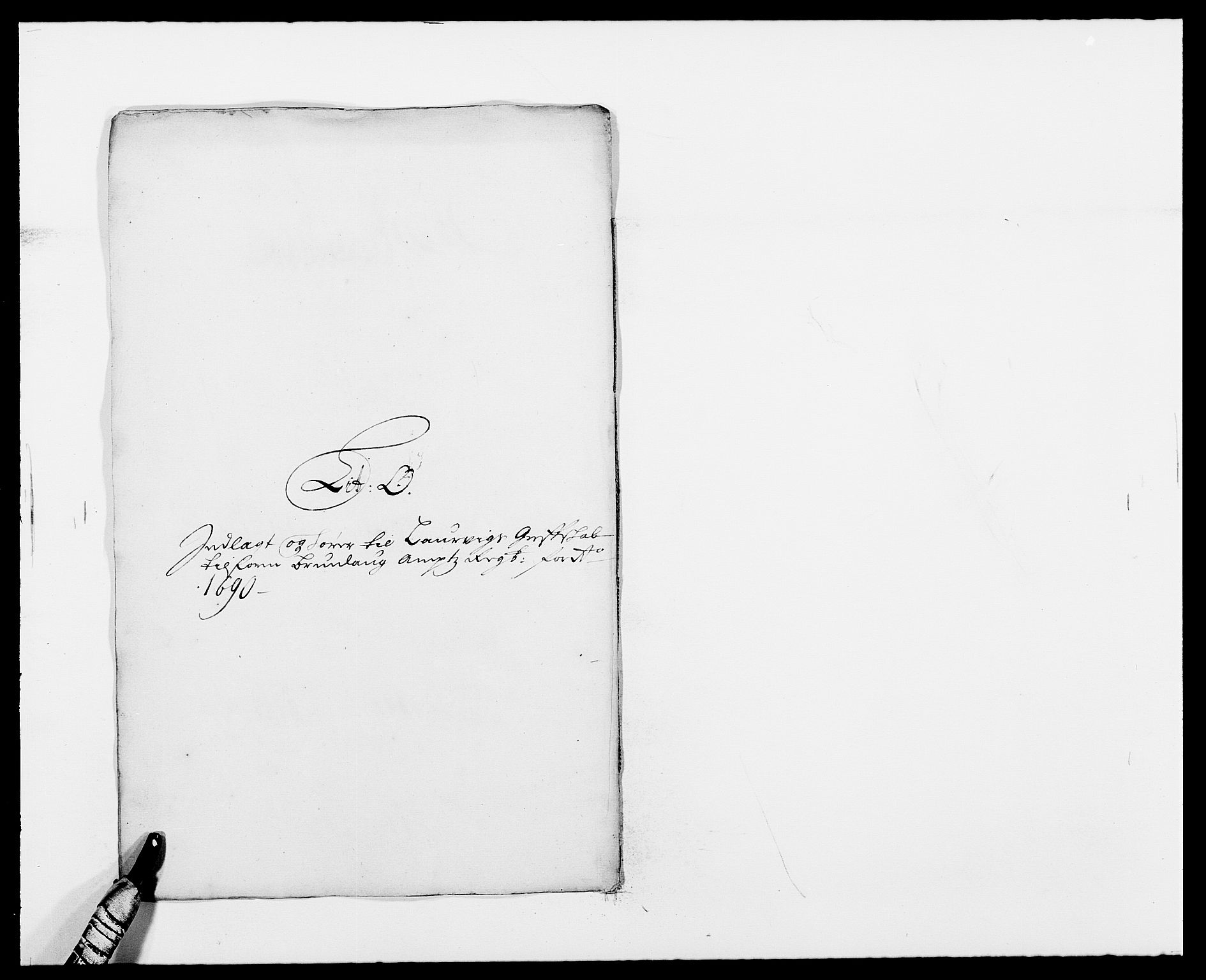 Rentekammeret inntil 1814, Reviderte regnskaper, Fogderegnskap, RA/EA-4092/R33/L1972: Fogderegnskap Larvik grevskap, 1690-1691, p. 185