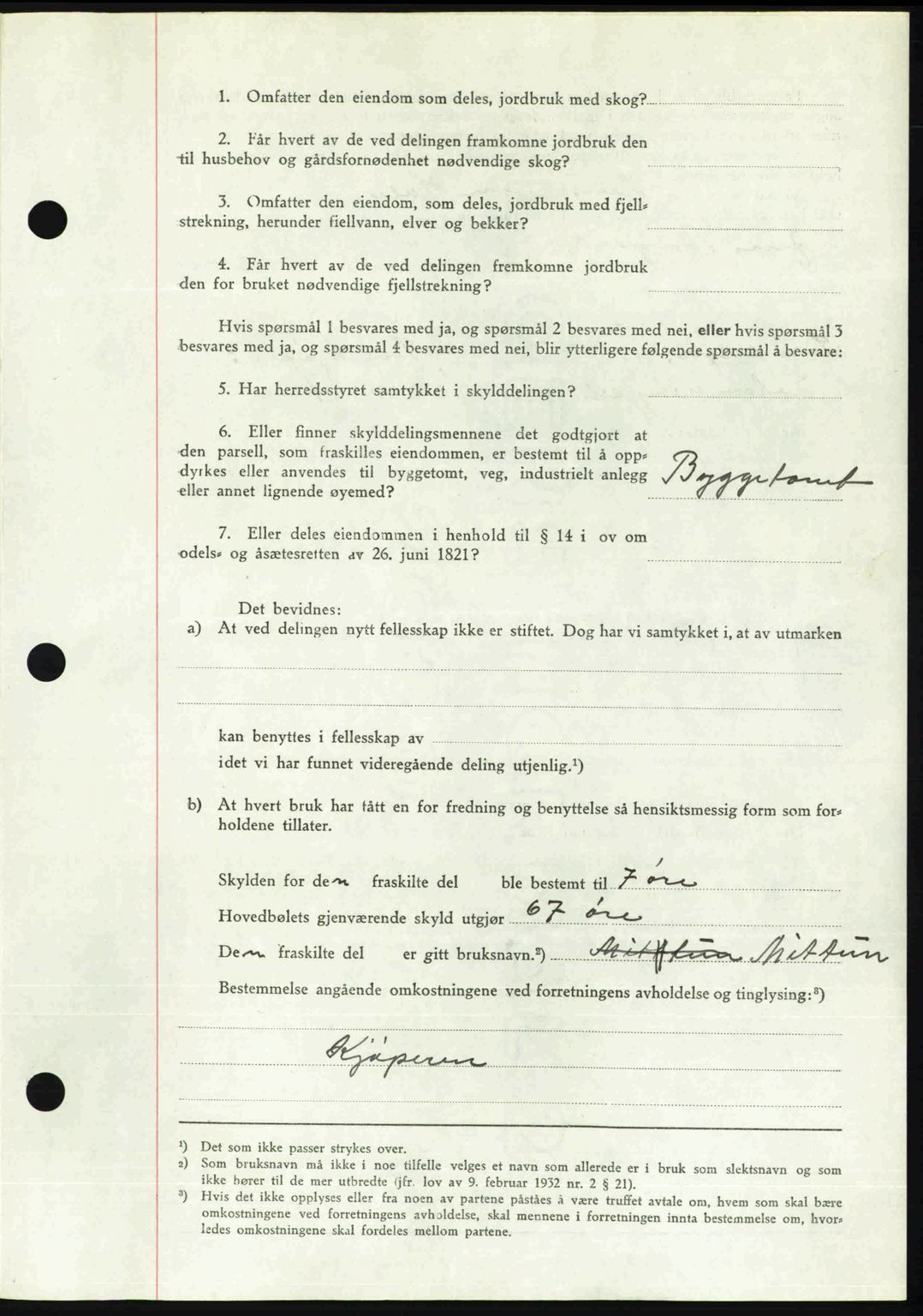 Romsdal sorenskriveri, AV/SAT-A-4149/1/2/2C: Mortgage book no. A27, 1948-1948, Diary no: : 2112/1948