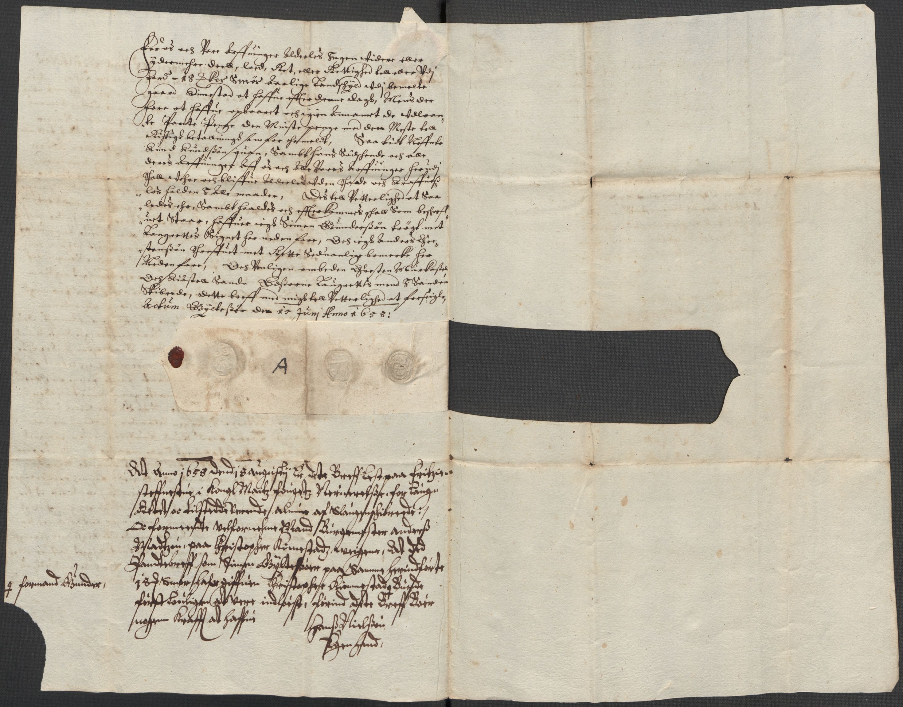 Riksarkivets diplomsamling, RA/EA-5965/F15/L0024: Prestearkiv - Vestfold, 1619-1681, p. 187