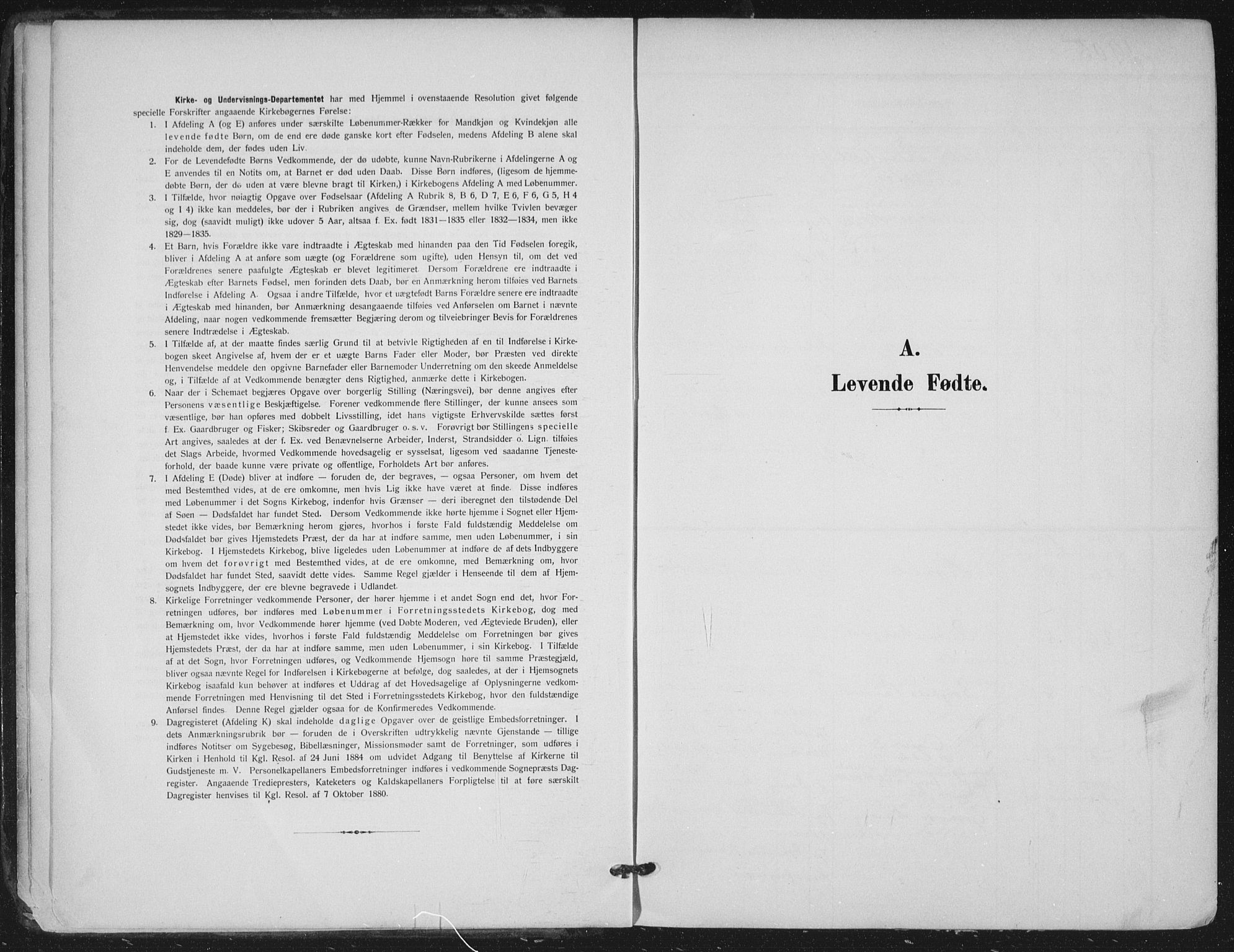 Rikshospitalet prestekontor Kirkebøker, SAO/A-10309b/F/L0013: Parish register (official) no. 13, 1905-1908