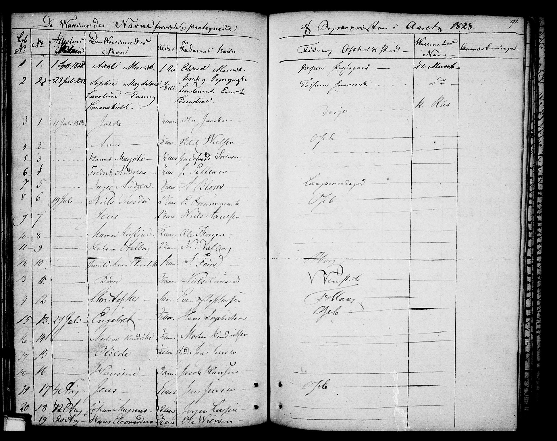 Gjerpen kirkebøker, SAKO/A-265/F/Fa/L0003: Parish register (official) no. I 3, 1796-1814, p. 91