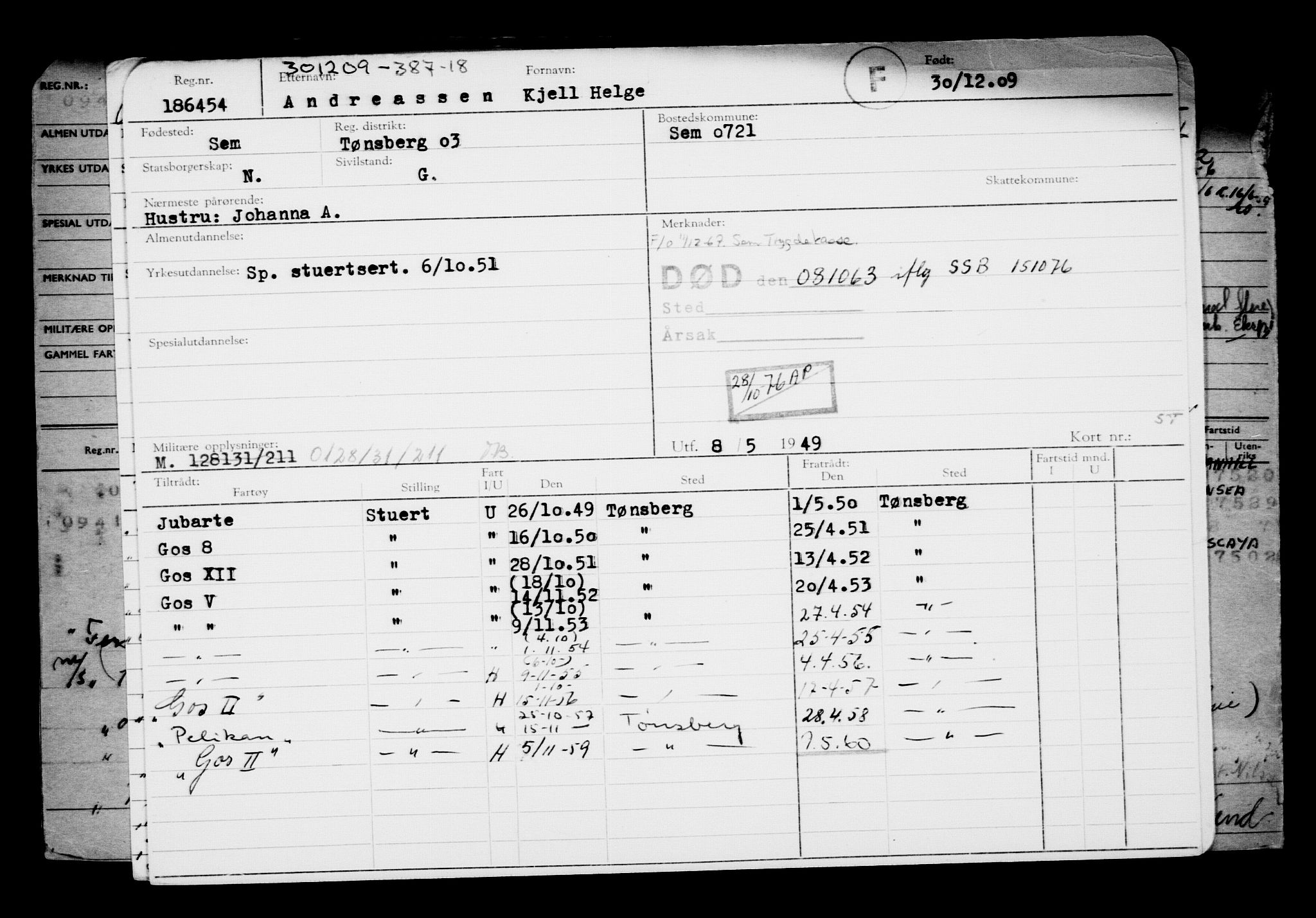 Direktoratet for sjømenn, AV/RA-S-3545/G/Gb/L0087: Hovedkort, 1909-1910, p. 440