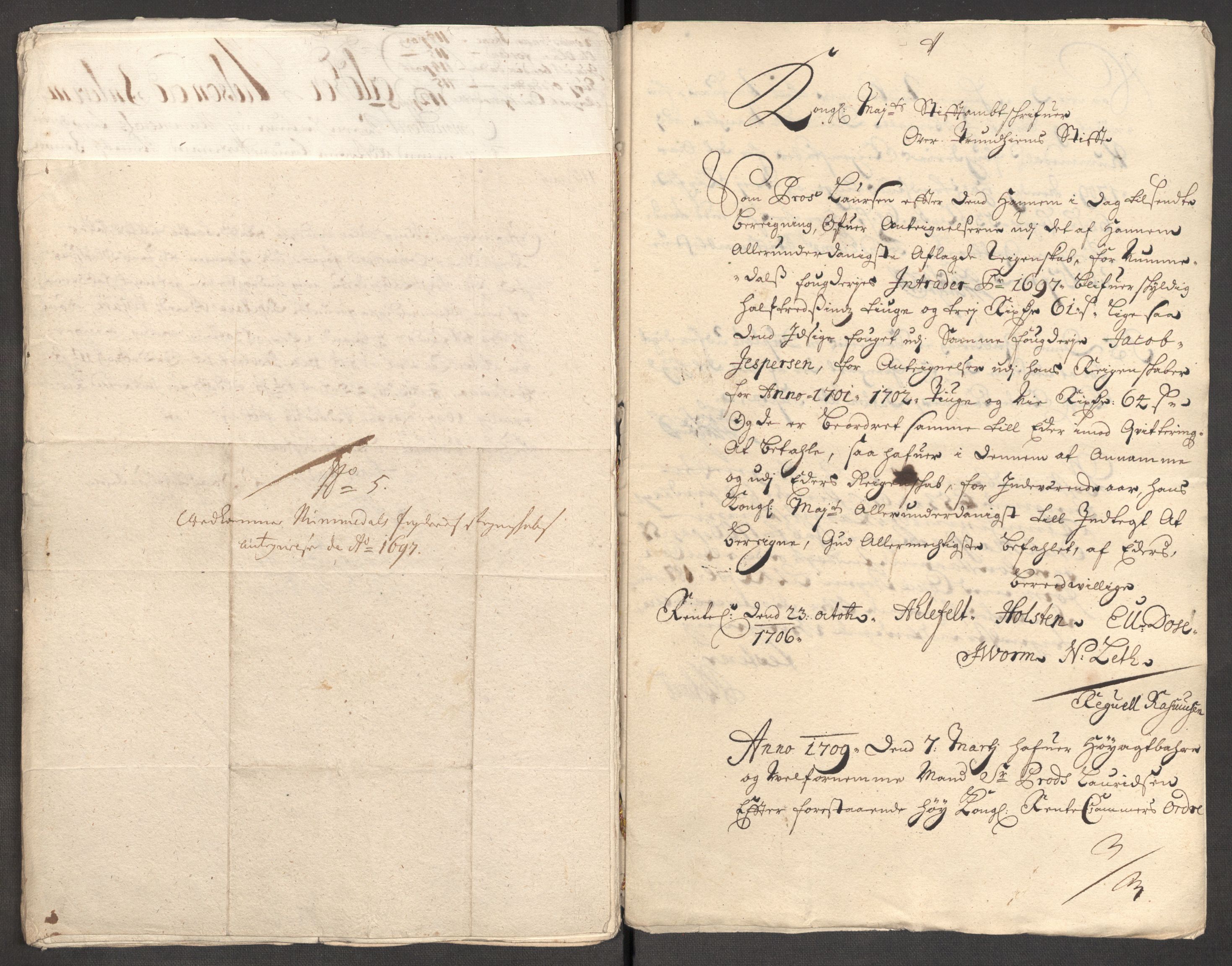 Rentekammeret inntil 1814, Reviderte regnskaper, Fogderegnskap, AV/RA-EA-4092/R64/L4425: Fogderegnskap Namdal, 1696-1698, p. 301