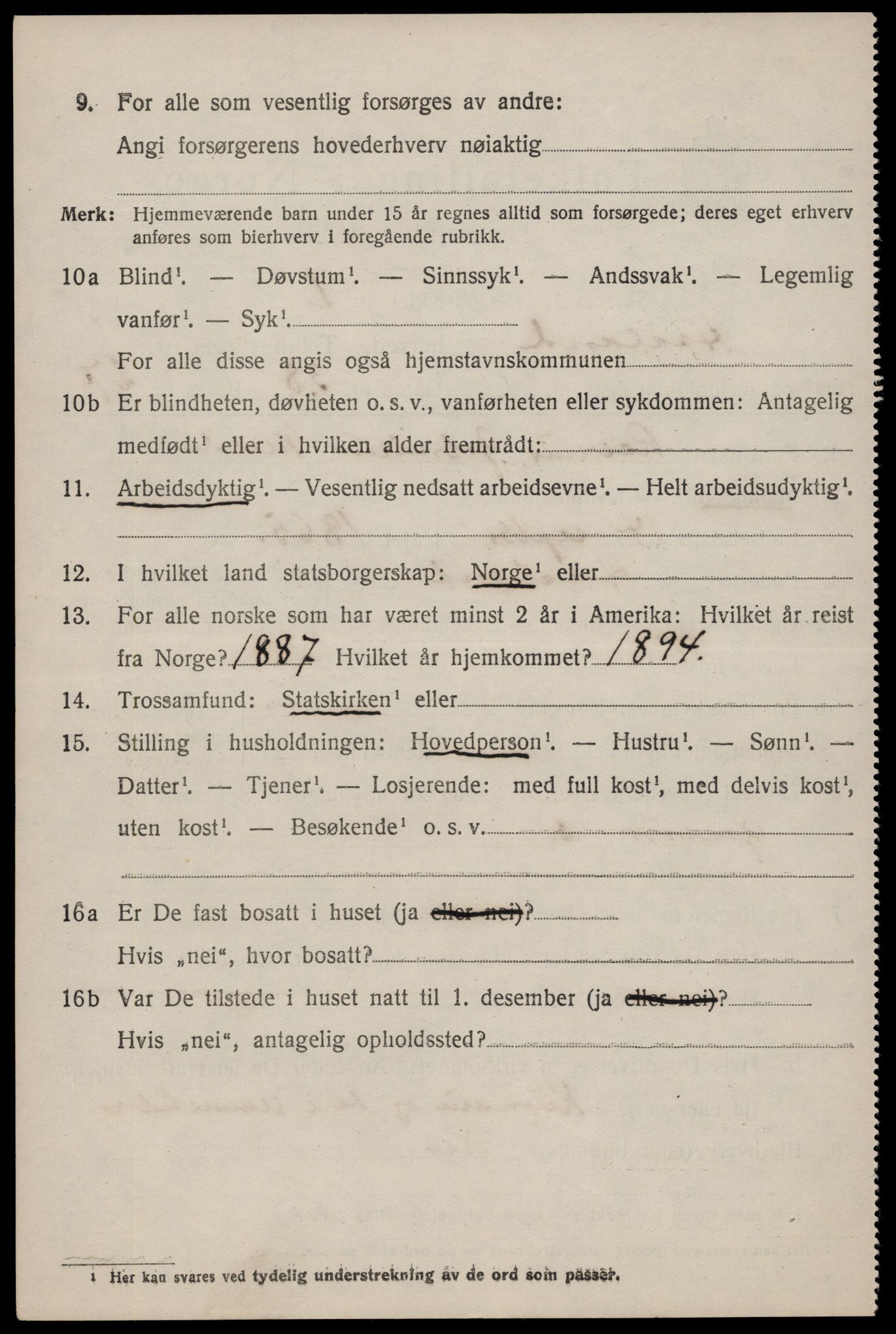 SAST, 1920 census for Håland, 1920, p. 9228