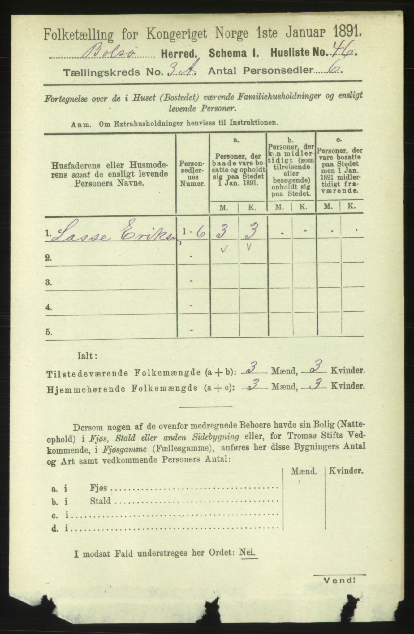 RA, 1891 census for 1544 Bolsøy, 1891, p. 1781