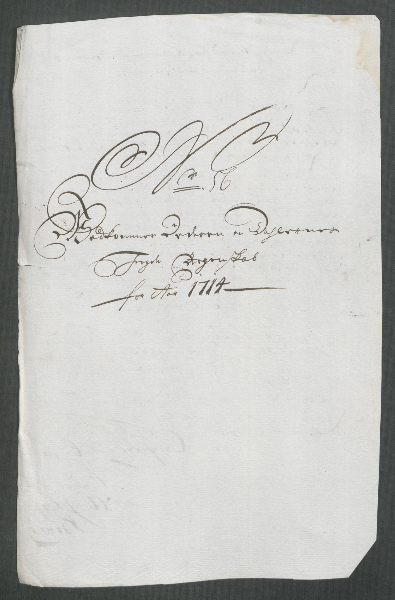 Rentekammeret inntil 1814, Reviderte regnskaper, Fogderegnskap, AV/RA-EA-4092/R46/L2738: Fogderegnskap Jæren og Dalane, 1713-1714, p. 400