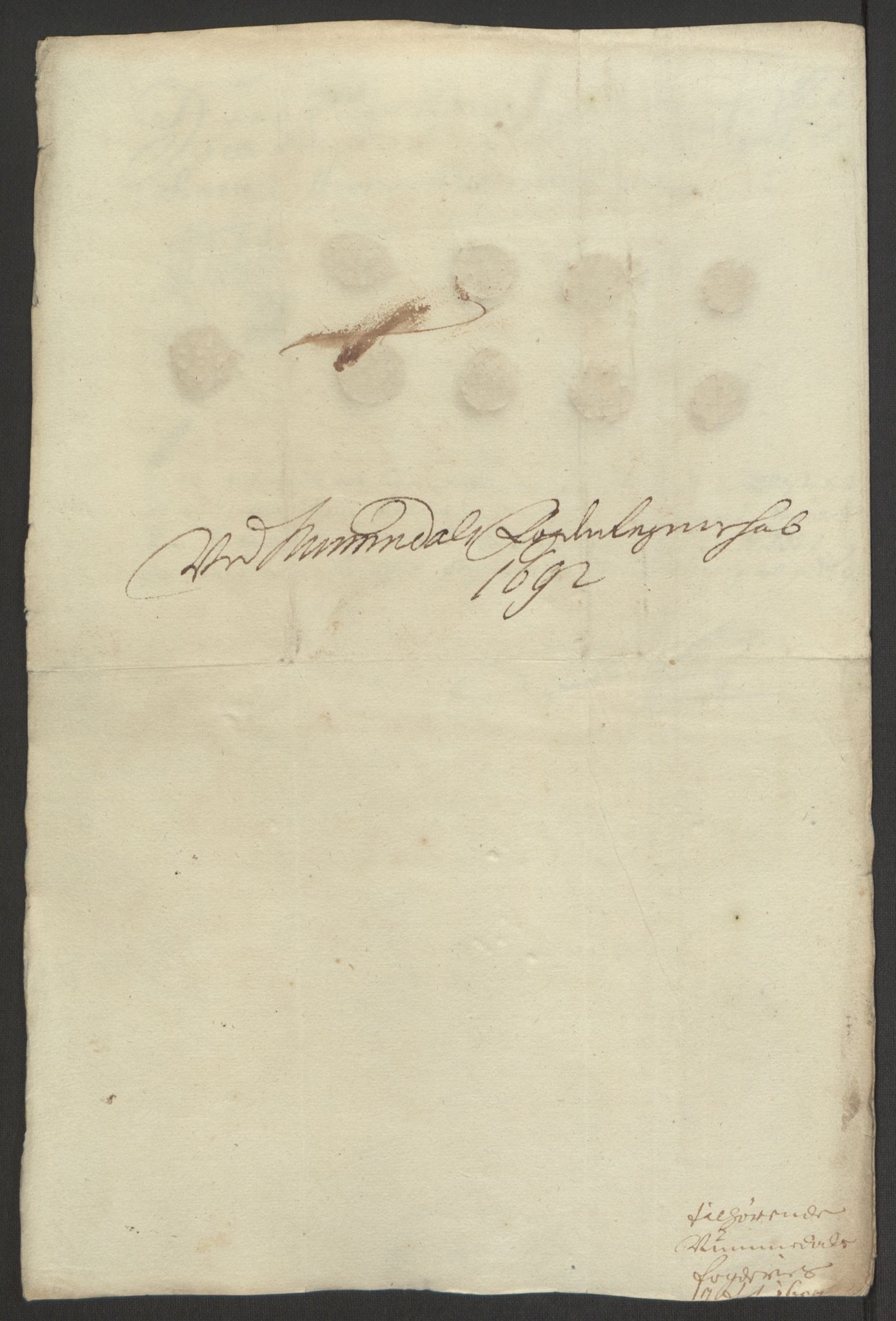 Rentekammeret inntil 1814, Reviderte regnskaper, Fogderegnskap, RA/EA-4092/R64/L4424: Fogderegnskap Namdal, 1692-1695, p. 130