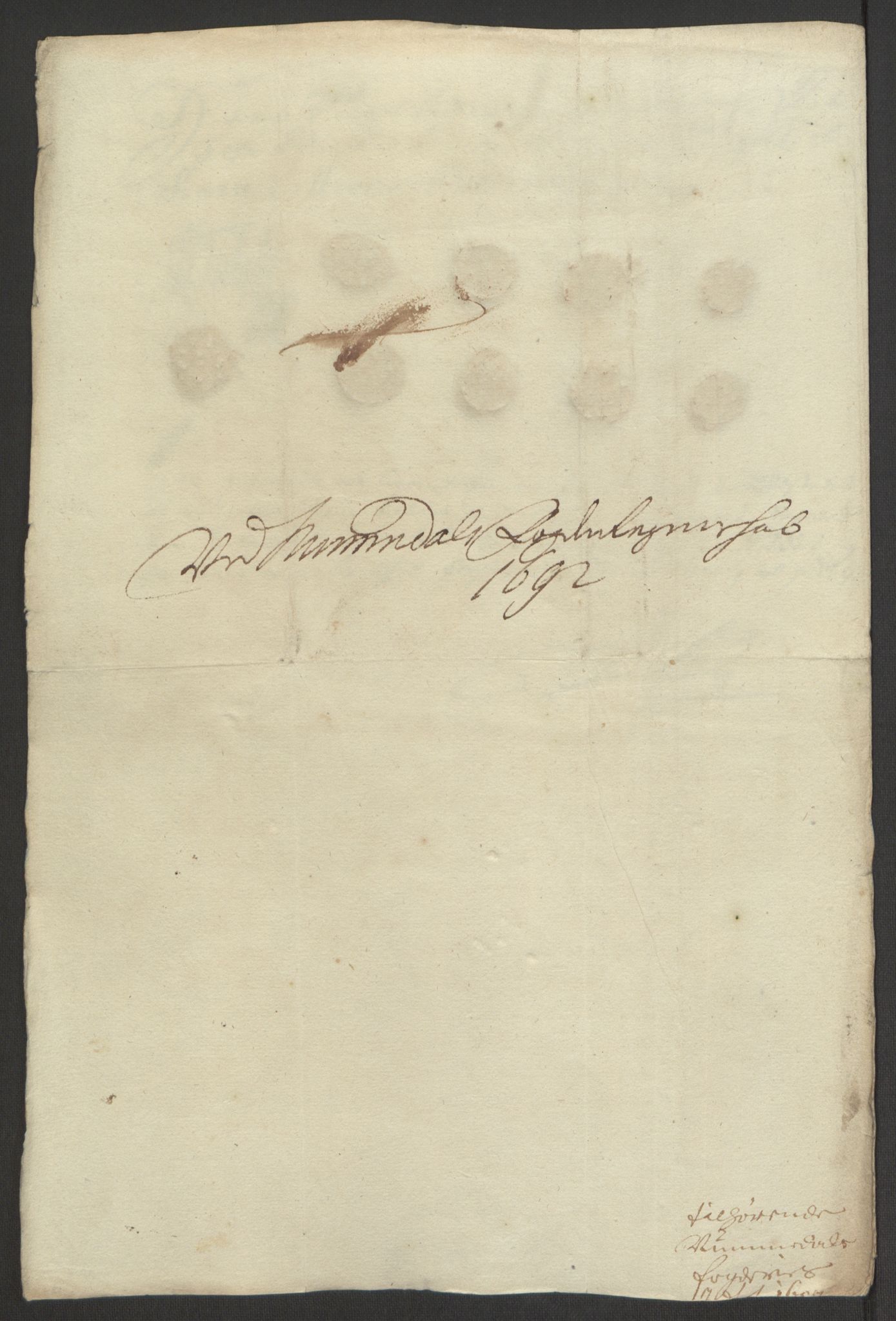 Rentekammeret inntil 1814, Reviderte regnskaper, Fogderegnskap, AV/RA-EA-4092/R64/L4424: Fogderegnskap Namdal, 1692-1695, p. 130