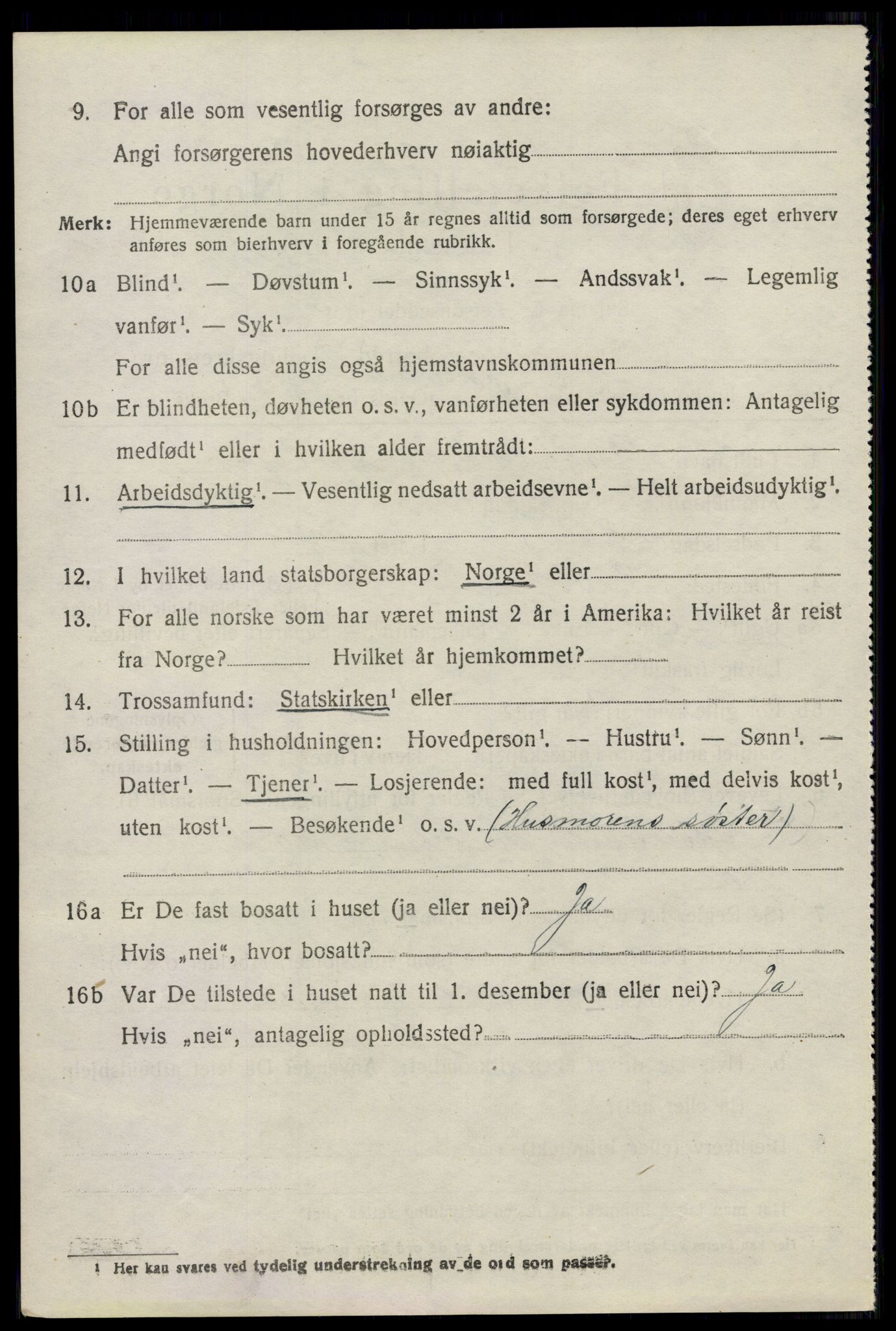 SAO, 1920 census for Moss land district, 1920, p. 8934