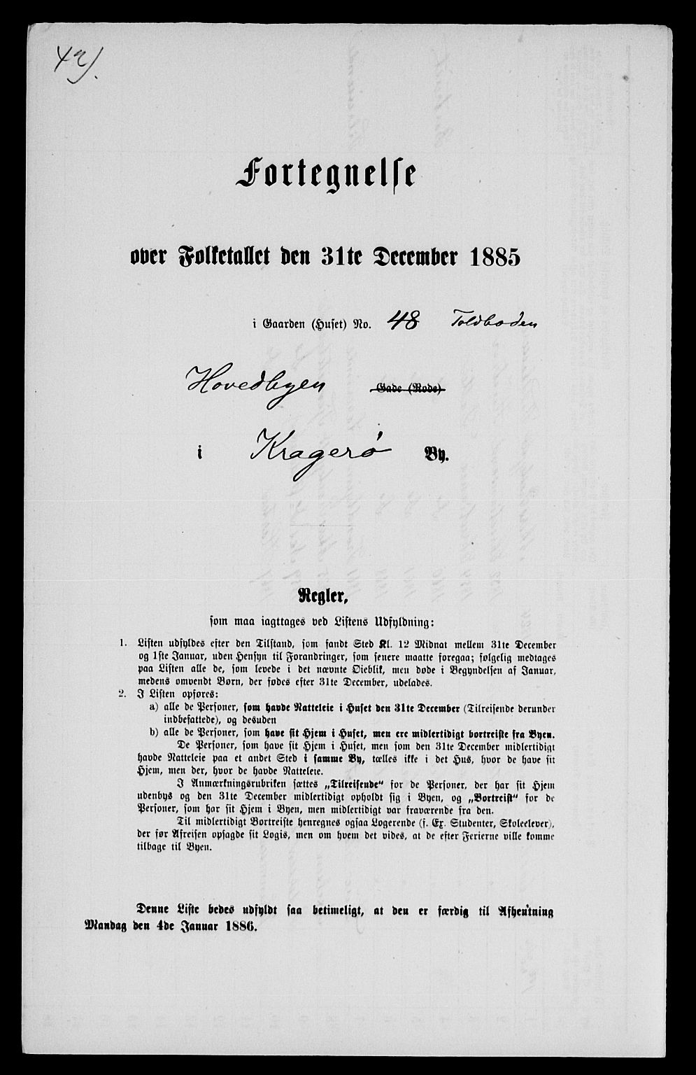 SAKO, 1885 census for 0801 Kragerø, 1885, p. 1120