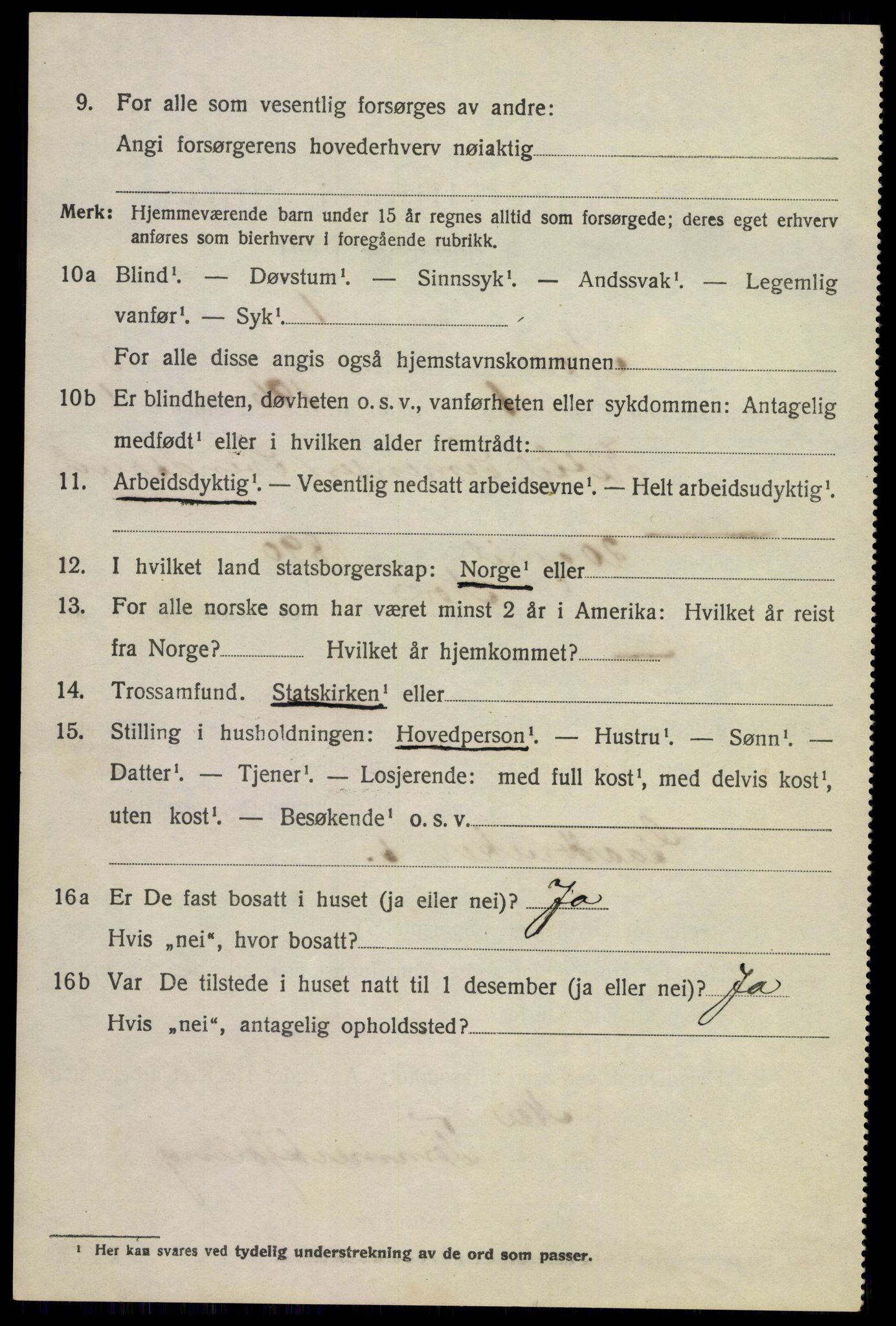 SAKO, 1920 census for Nore, 1920, p. 2211