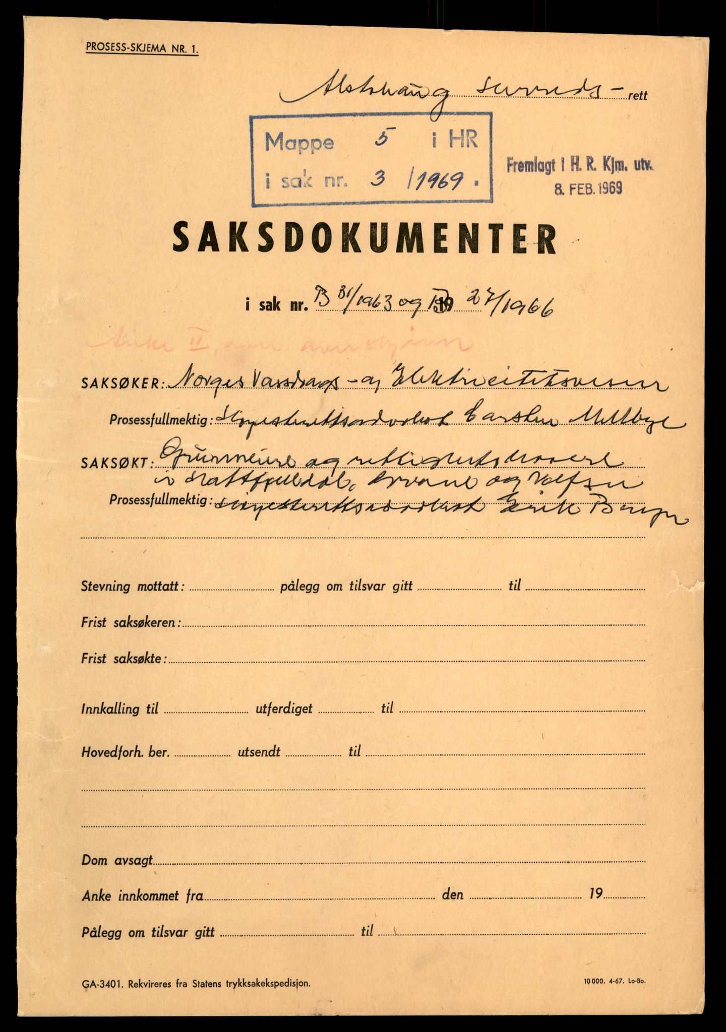 Søndre Helgeland sorenskriveri, SAT/A-4575/1/1/1O/1Oe/L0017: B-saker, 1961, p. 1777