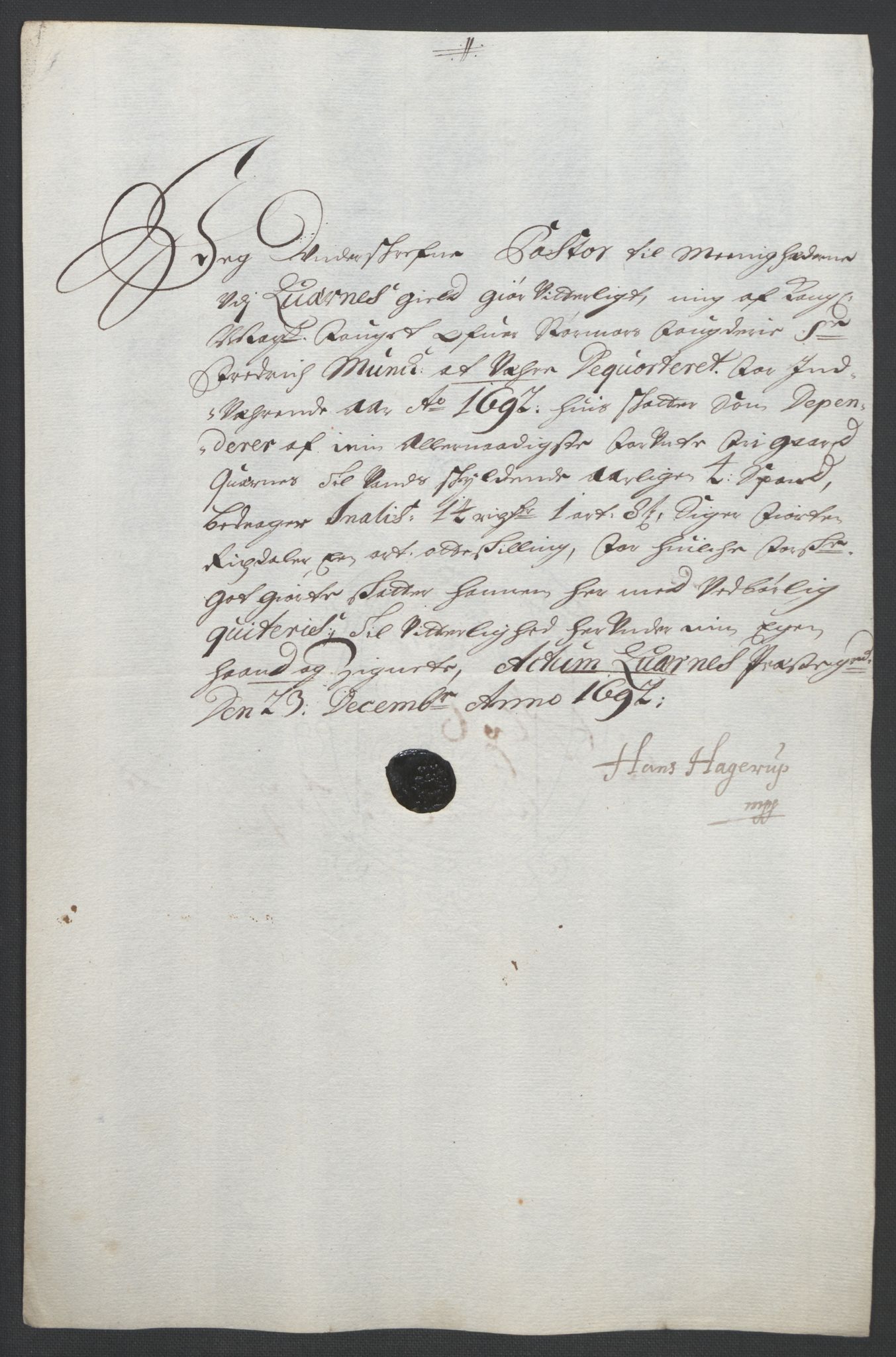 Rentekammeret inntil 1814, Reviderte regnskaper, Fogderegnskap, AV/RA-EA-4092/R56/L3735: Fogderegnskap Nordmøre, 1692-1693, p. 190