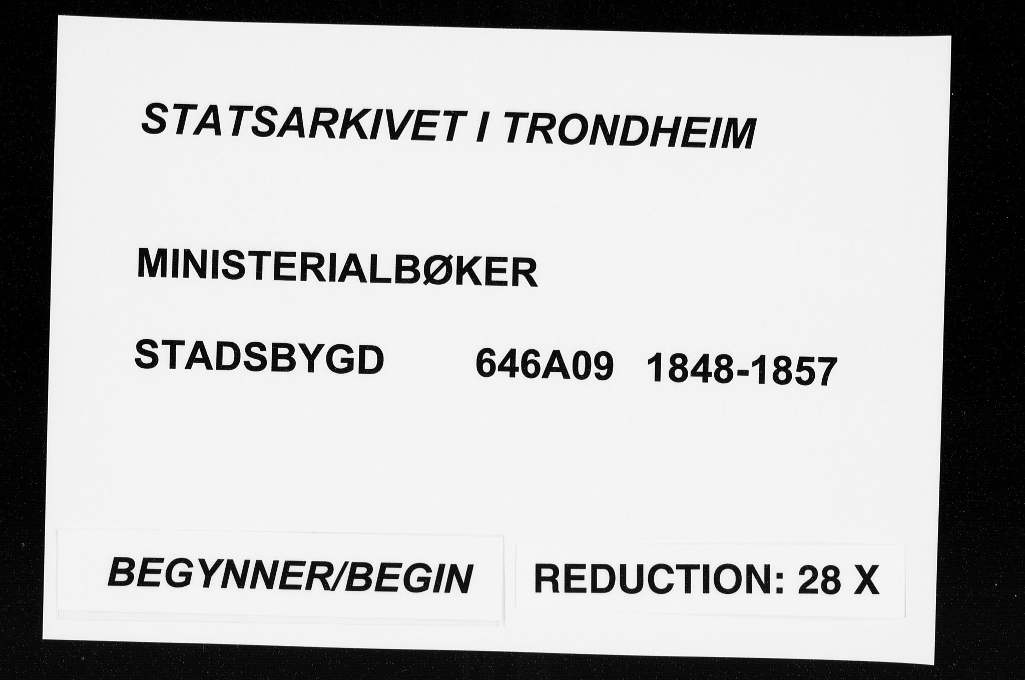 Ministerialprotokoller, klokkerbøker og fødselsregistre - Sør-Trøndelag, AV/SAT-A-1456/646/L0611: Parish register (official) no. 646A09, 1848-1857
