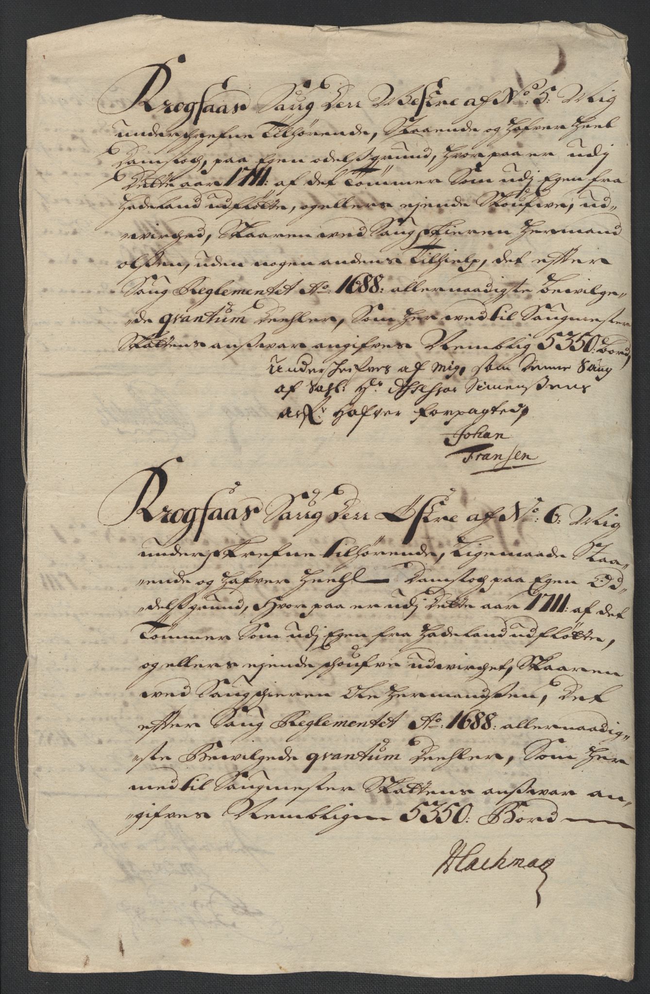 Rentekammeret inntil 1814, Reviderte regnskaper, Fogderegnskap, AV/RA-EA-4092/R12/L0720: Fogderegnskap Øvre Romerike, 1710-1711, p. 434