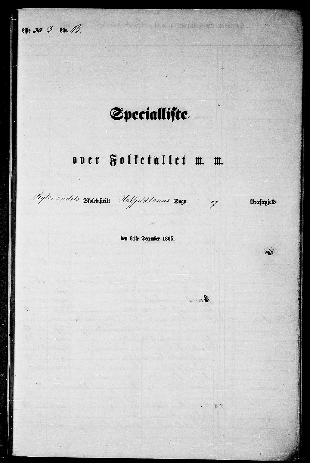 RA, 1865 census for Hattfjelldal, 1865, p. 44
