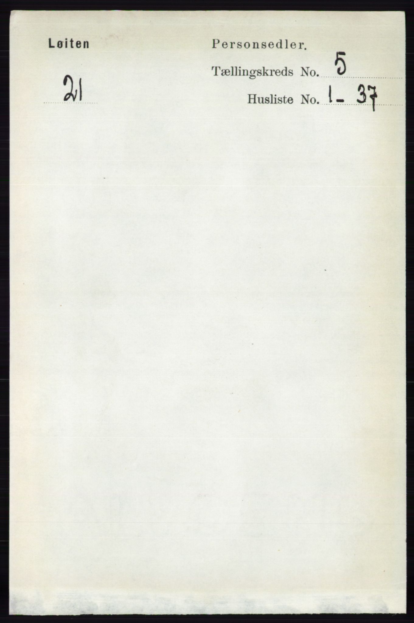 RA, 1891 census for 0415 Løten, 1891, p. 3426