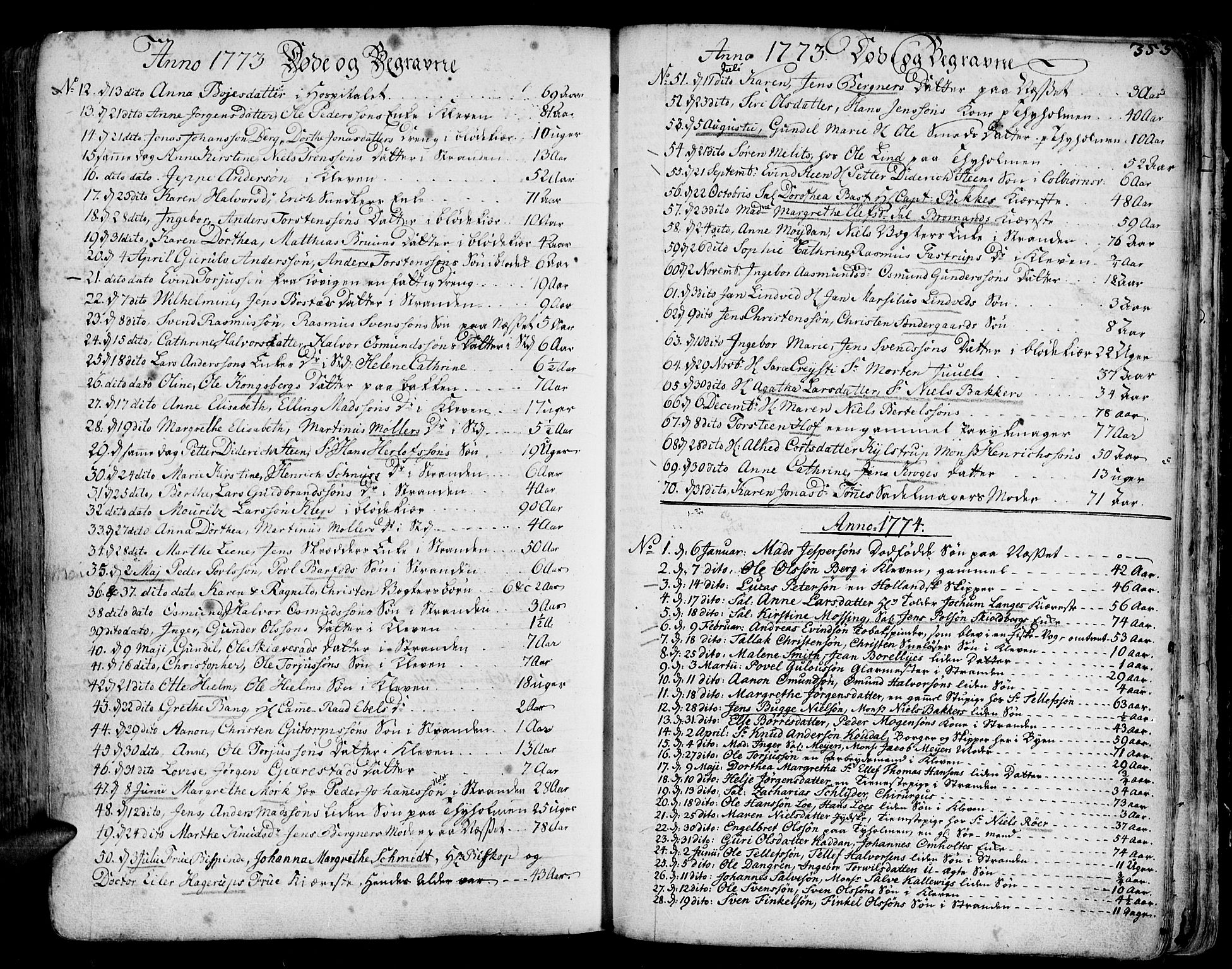Arendal sokneprestkontor, Trefoldighet, AV/SAK-1111-0040/F/Fa/L0001: Parish register (official) no. A 1, 1703-1815, p. 437