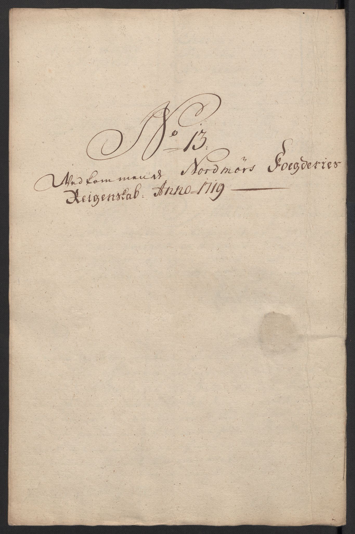 Rentekammeret inntil 1814, Reviderte regnskaper, Fogderegnskap, RA/EA-4092/R56/L3752: Fogderegnskap Nordmøre, 1719, p. 162