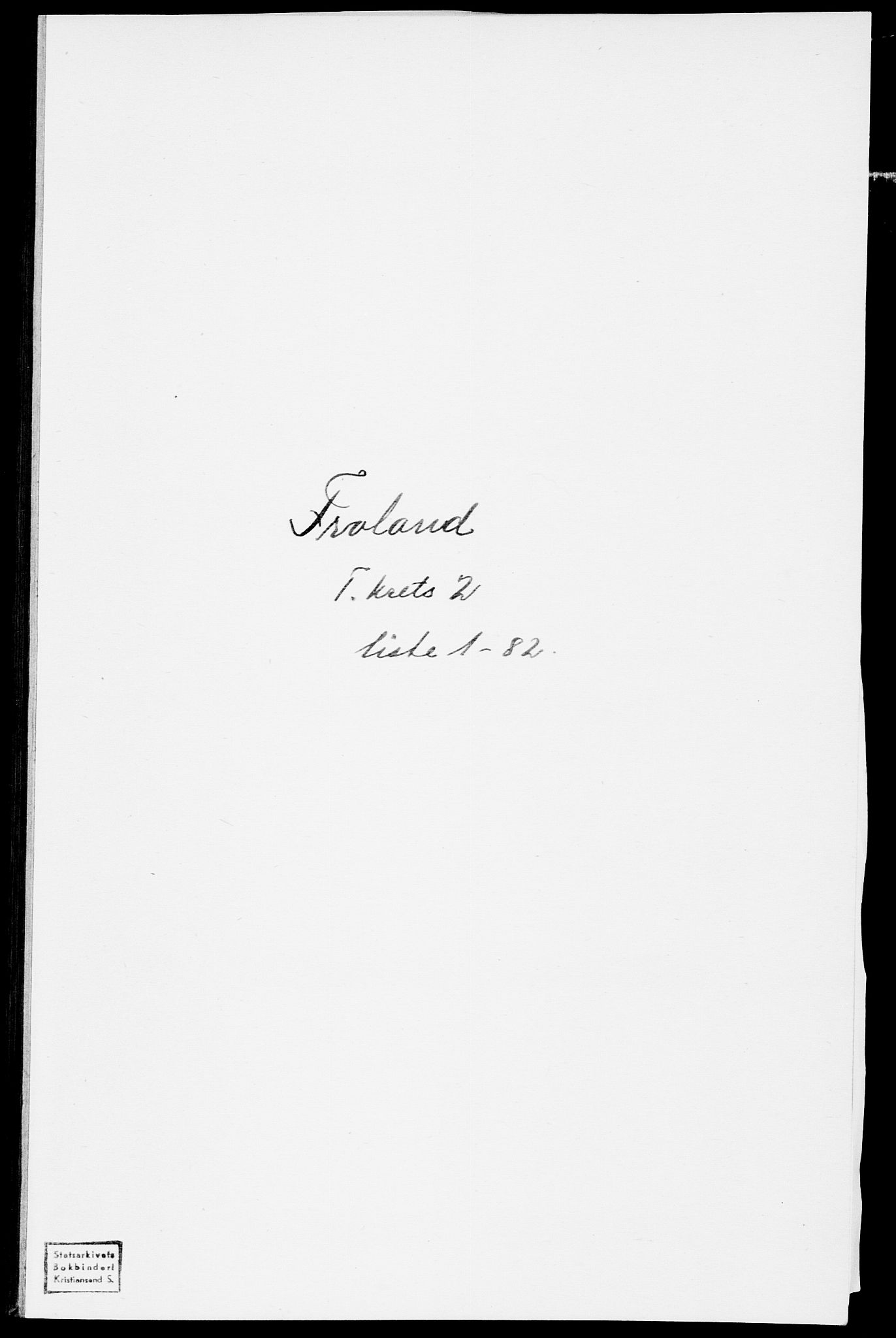 SAK, 1875 census for 0919P Froland, 1875, p. 121