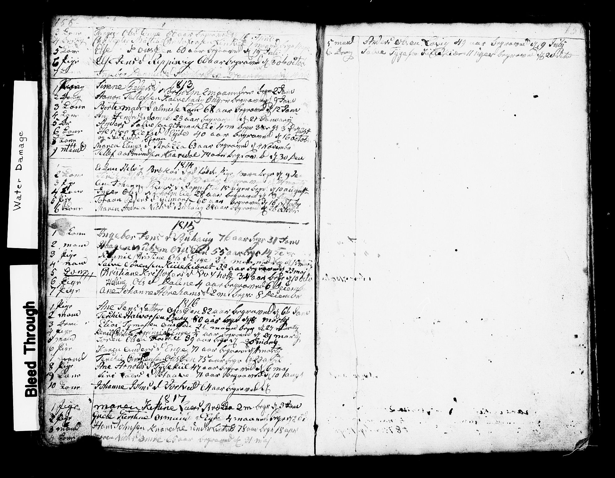 Hommedal sokneprestkontor, AV/SAK-1111-0023/F/Fb/Fbb/L0002: Parish register (copy) no. B 2 /2, 1791-1817, p. 155-156