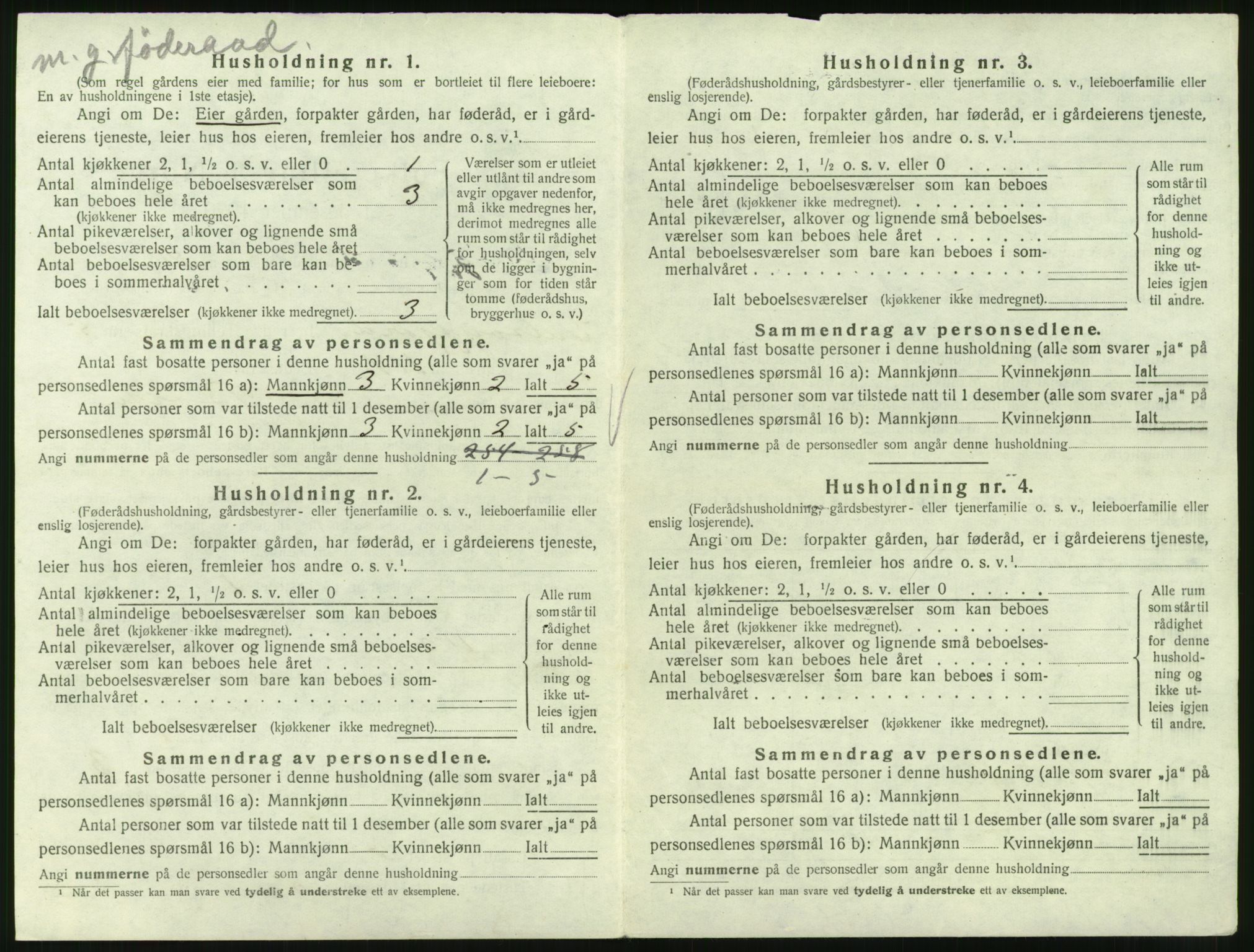 SAT, 1920 census for Valsøyfjord, 1920, p. 392