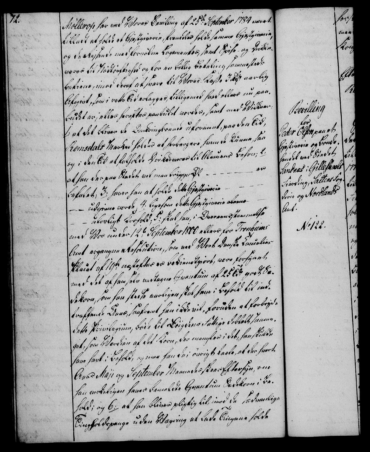 Rentekammeret, Kammerkanselliet, AV/RA-EA-3111/G/Gg/Gga/L0018: Norsk ekspedisjonsprotokoll med register (merket RK 53.18), 1804-1806, p. 72