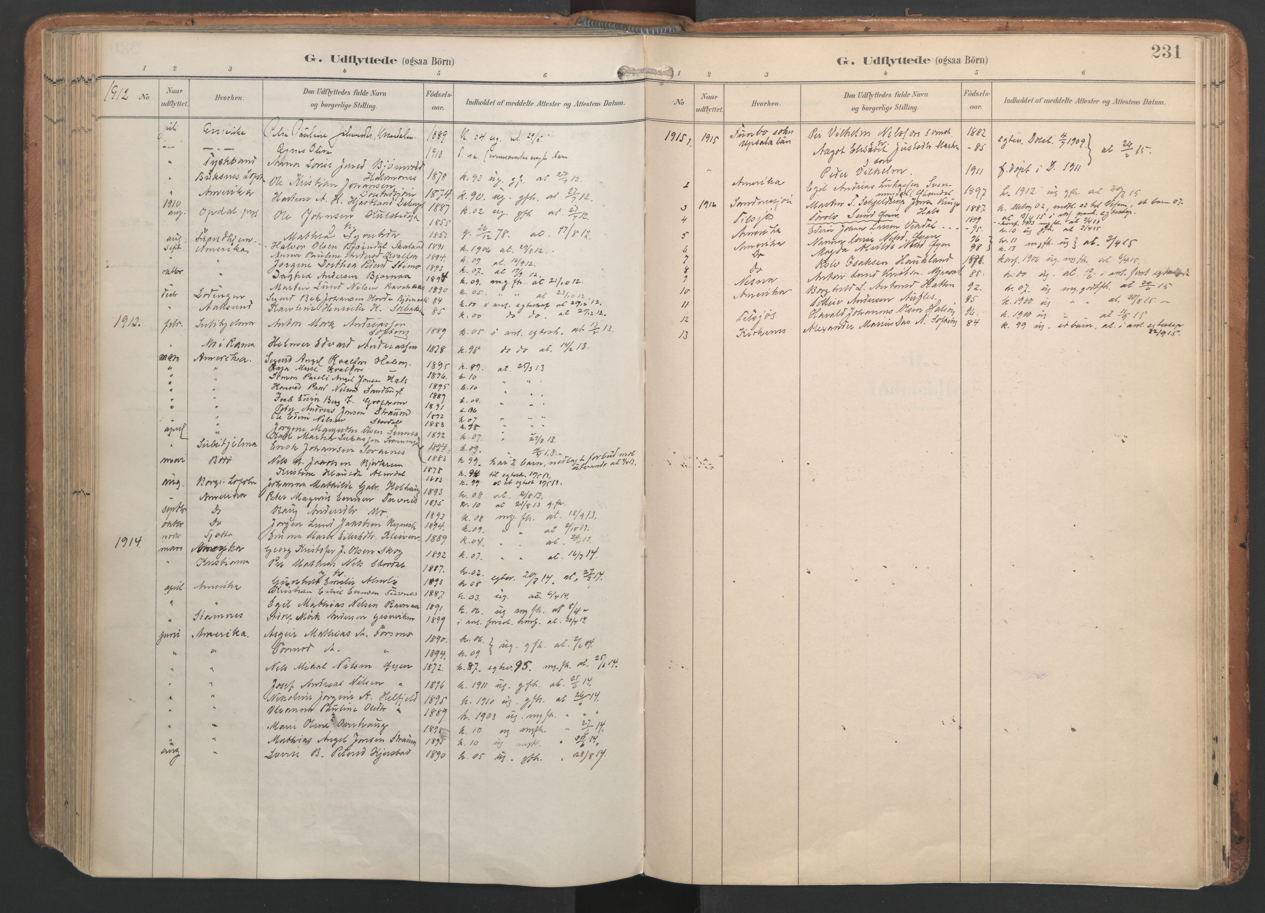 Ministerialprotokoller, klokkerbøker og fødselsregistre - Nordland, AV/SAT-A-1459/820/L0298: Parish register (official) no. 820A19, 1897-1915, p. 231