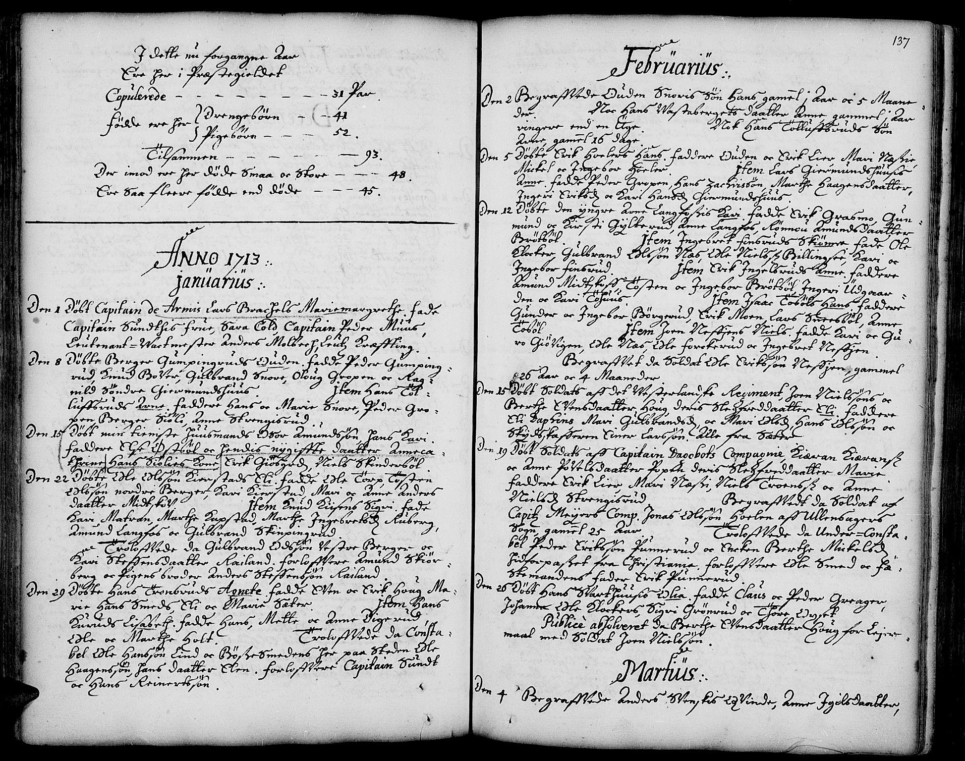 Vinger prestekontor, AV/SAH-PREST-024/H/Ha/Haa/L0001: Parish register (official) no. 1, 1689-1729, p. 137